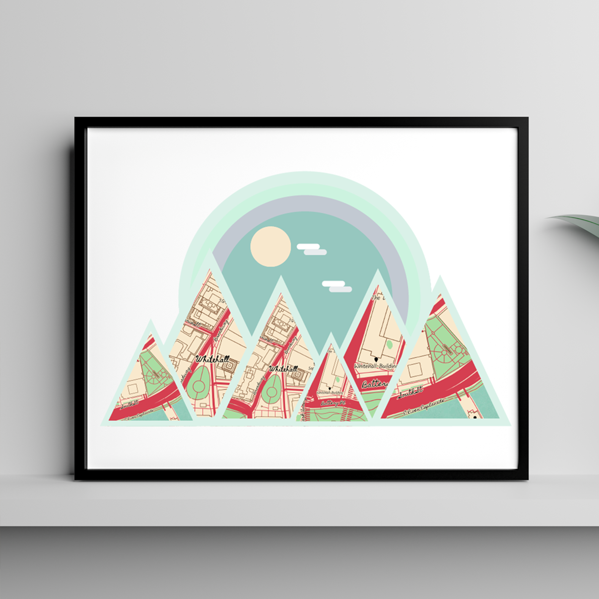 Personalized Location Map Print