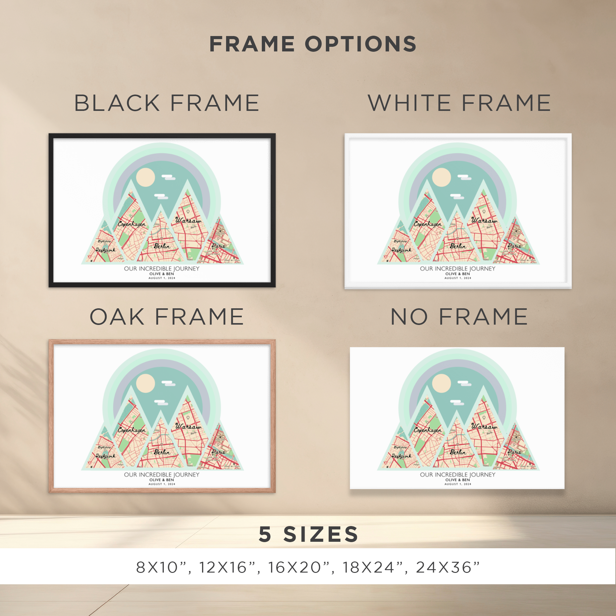 Personalized Location Map Print