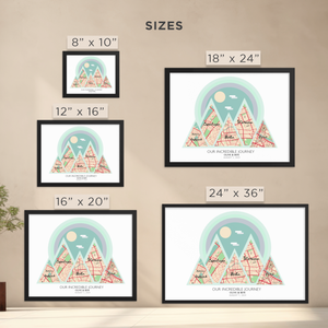 Personalized Location Map Print