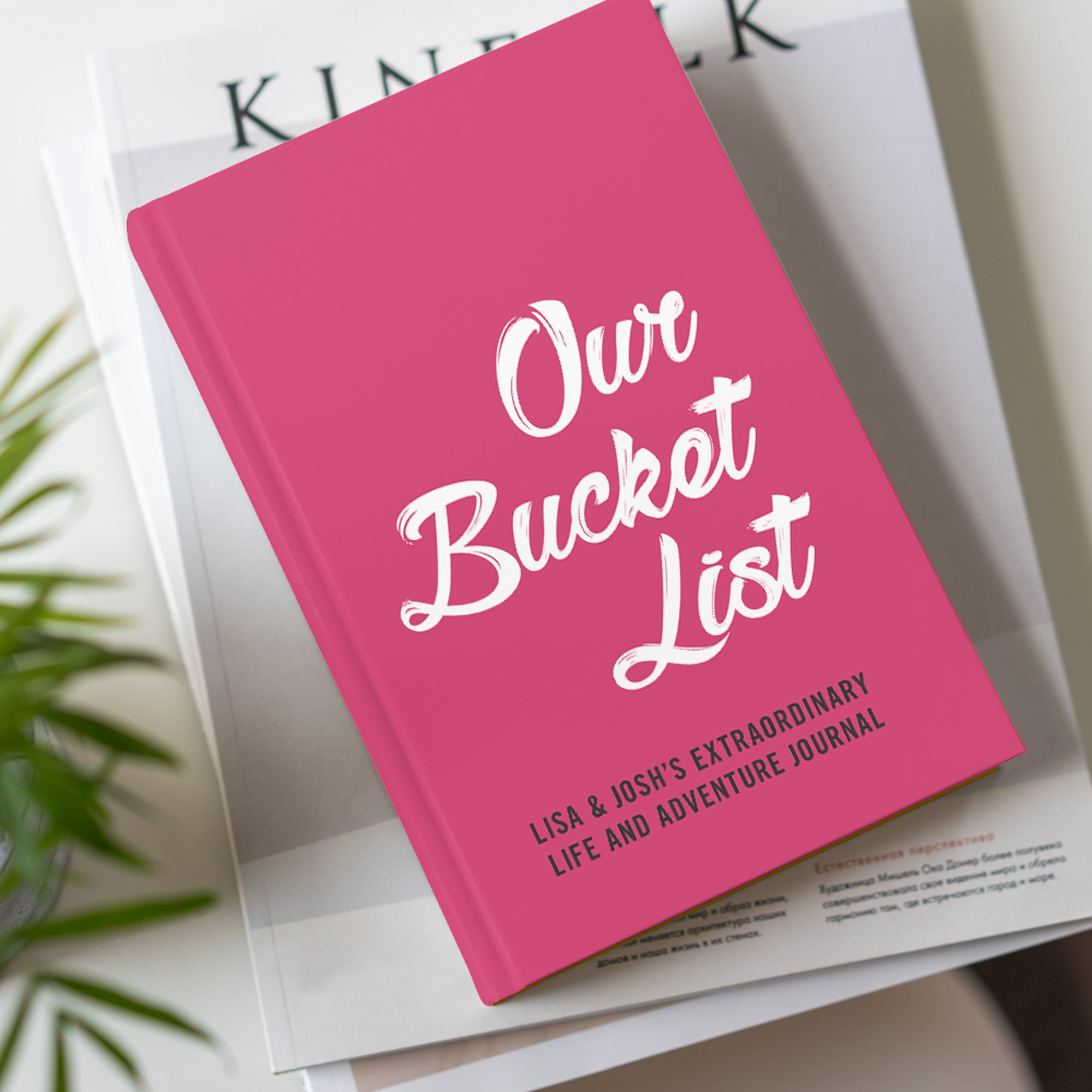 Custom Bucket List Adventure Journal