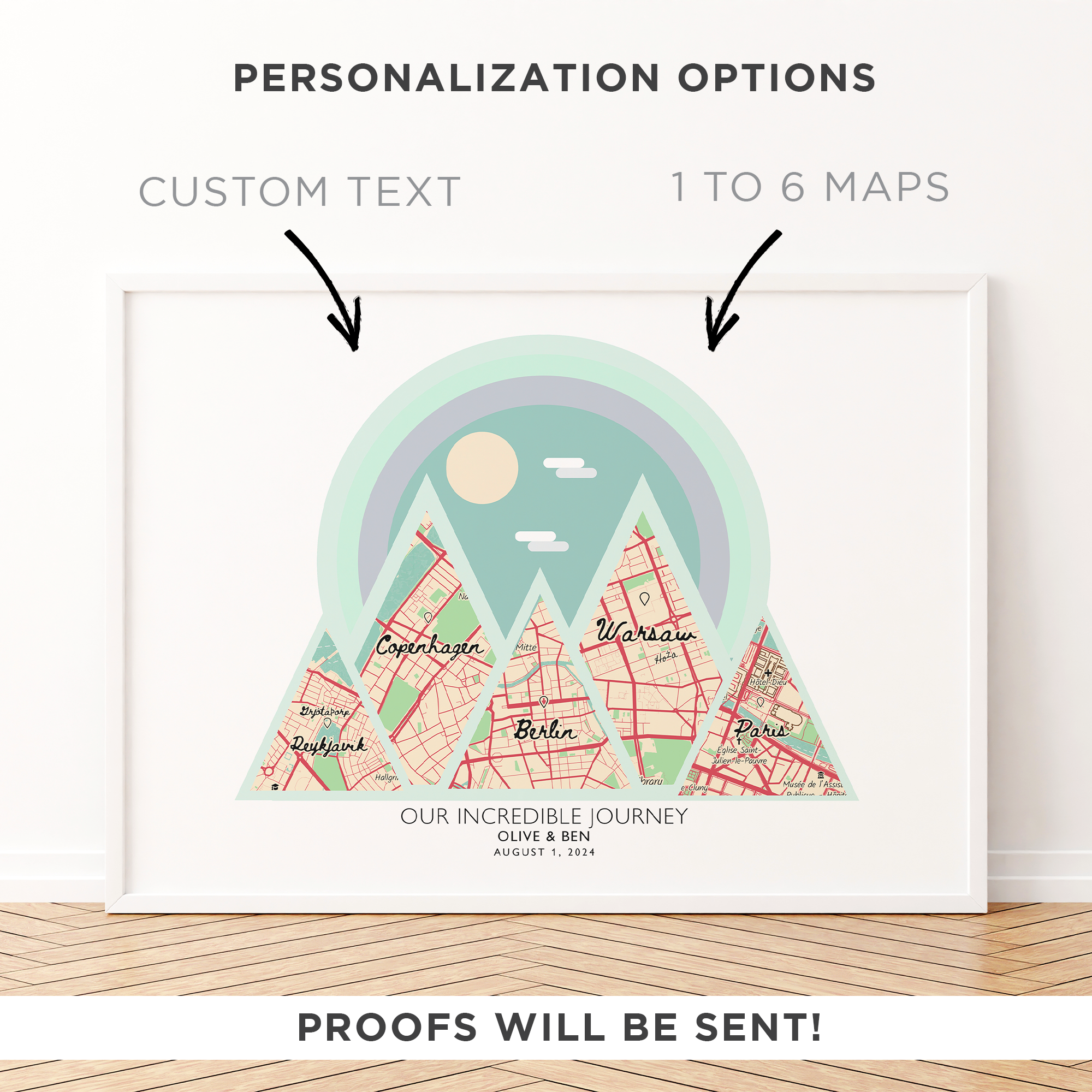 Personalized Location Map Print
