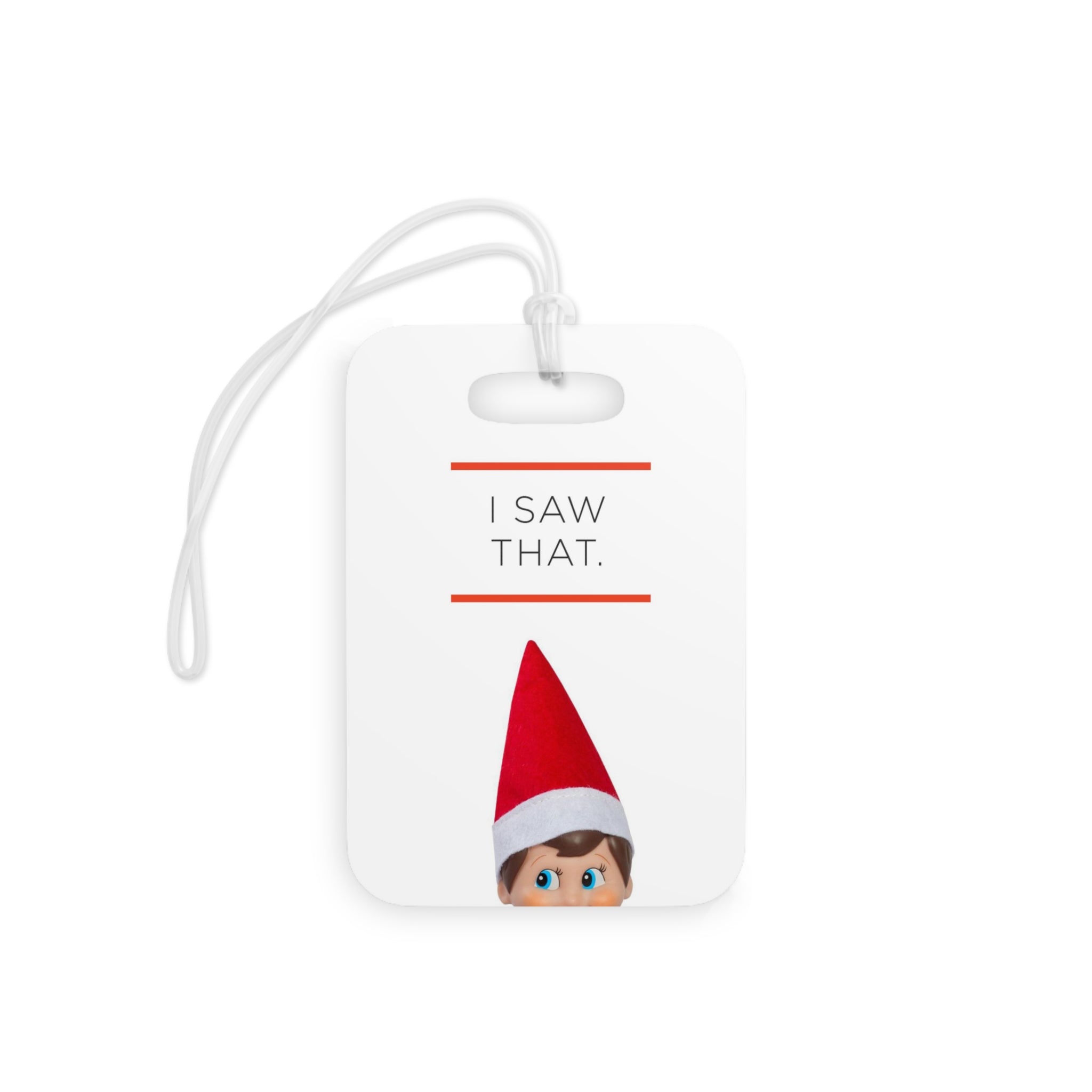 Santa's Watching Luggage Tag