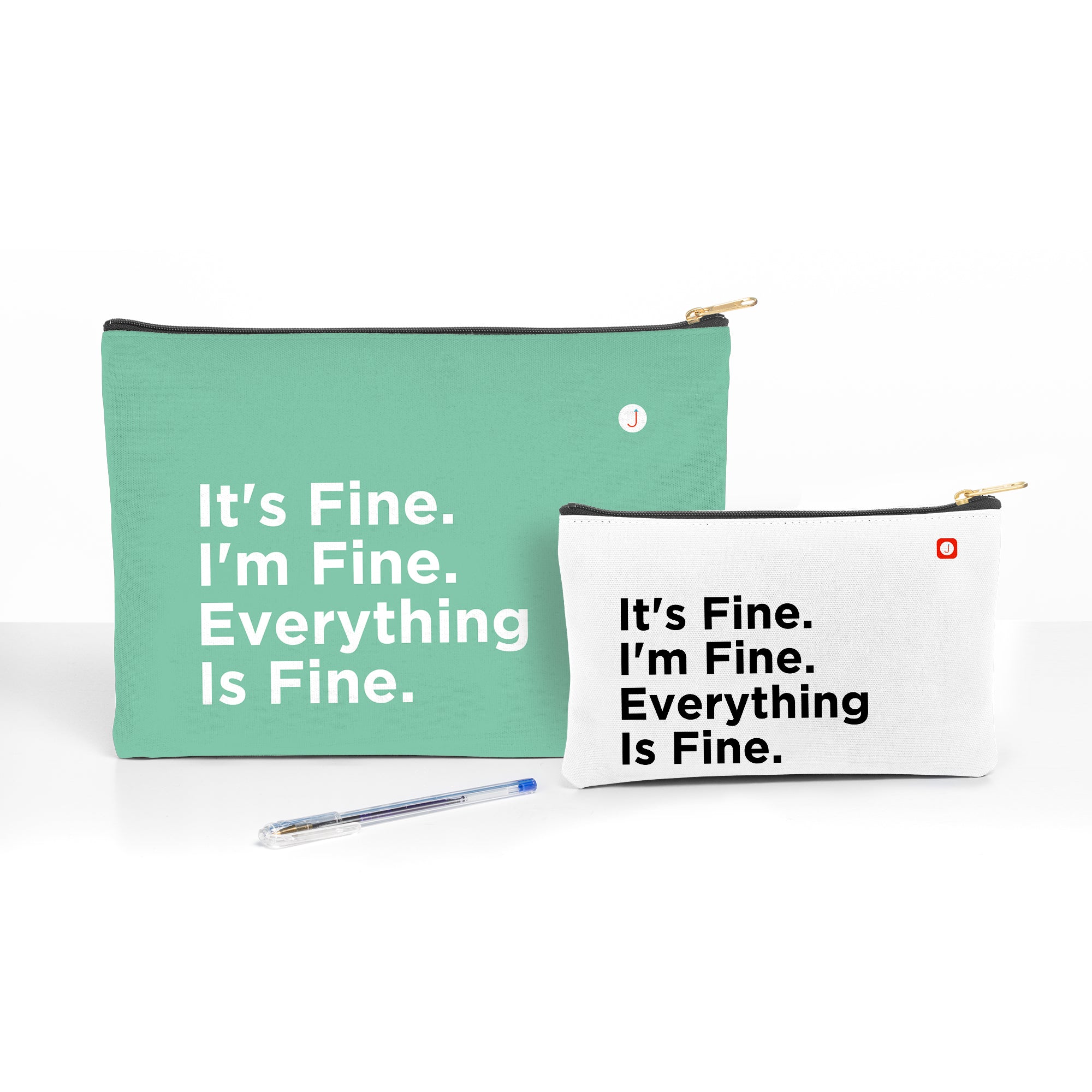 It’s Fine. I’m Fine. Everything Is Fine. Travel Accessory Pouch