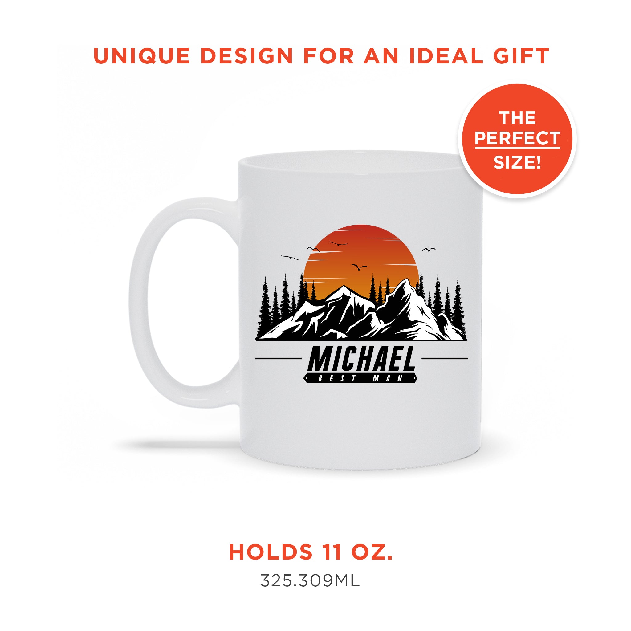 Personalized Groomsman Ceramic Mug