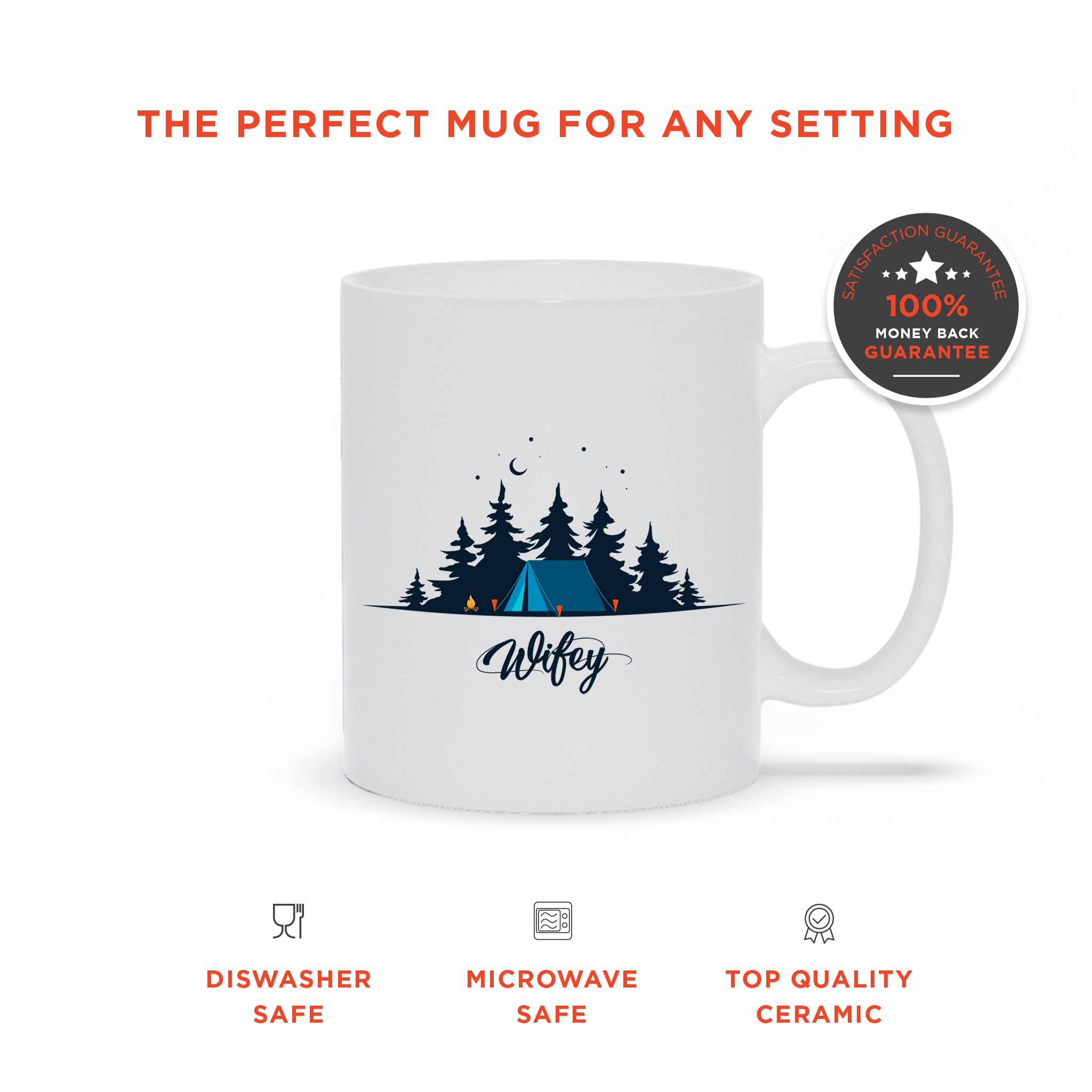 SET OF TWO Hubby & Wifey Coffee Mugs