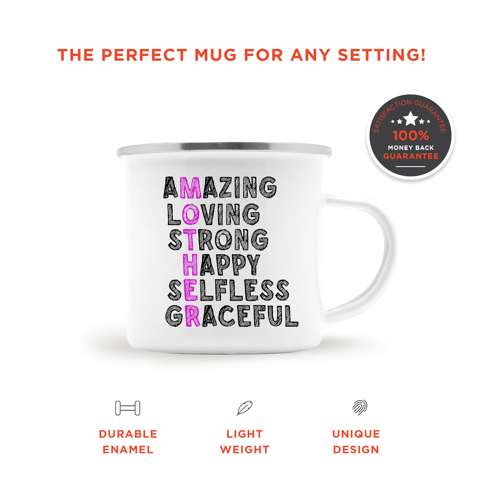 My Mom Is... Enamel Camping Mug