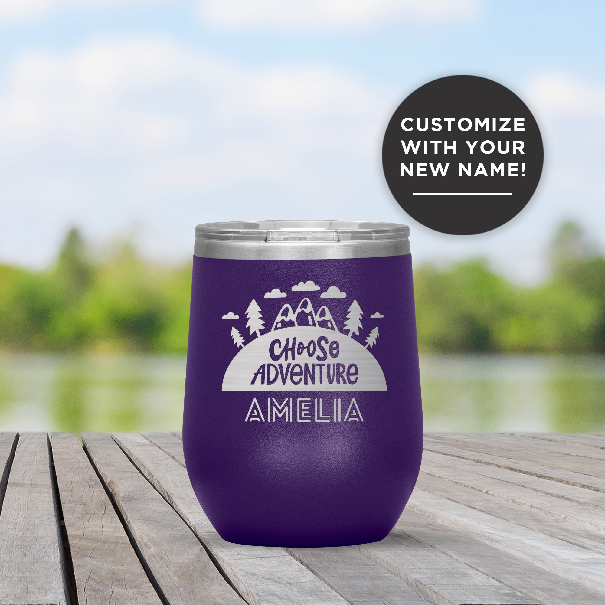 Choose Adventure Personalized Tumbler