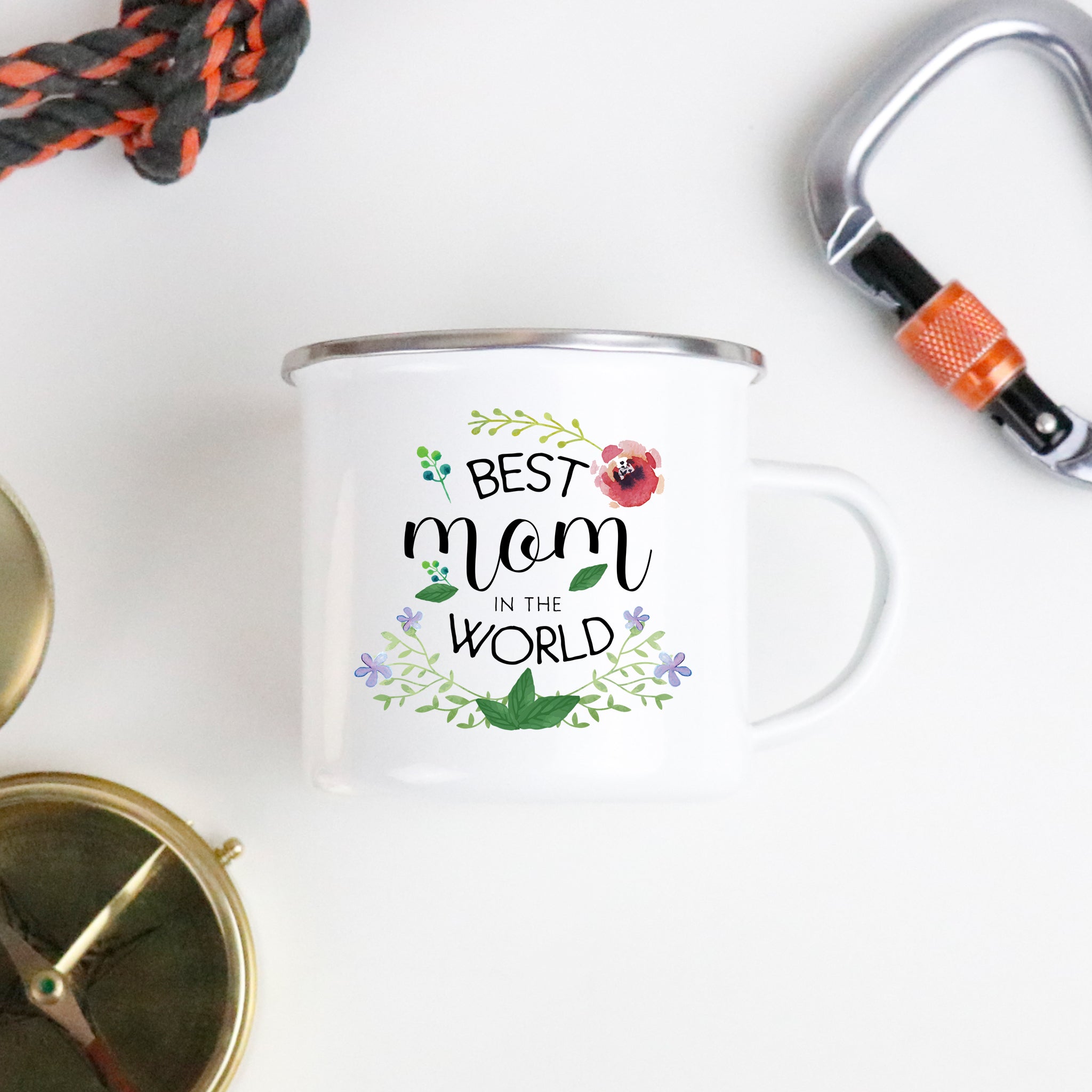 World's Best Mom Coffee Camping Mug