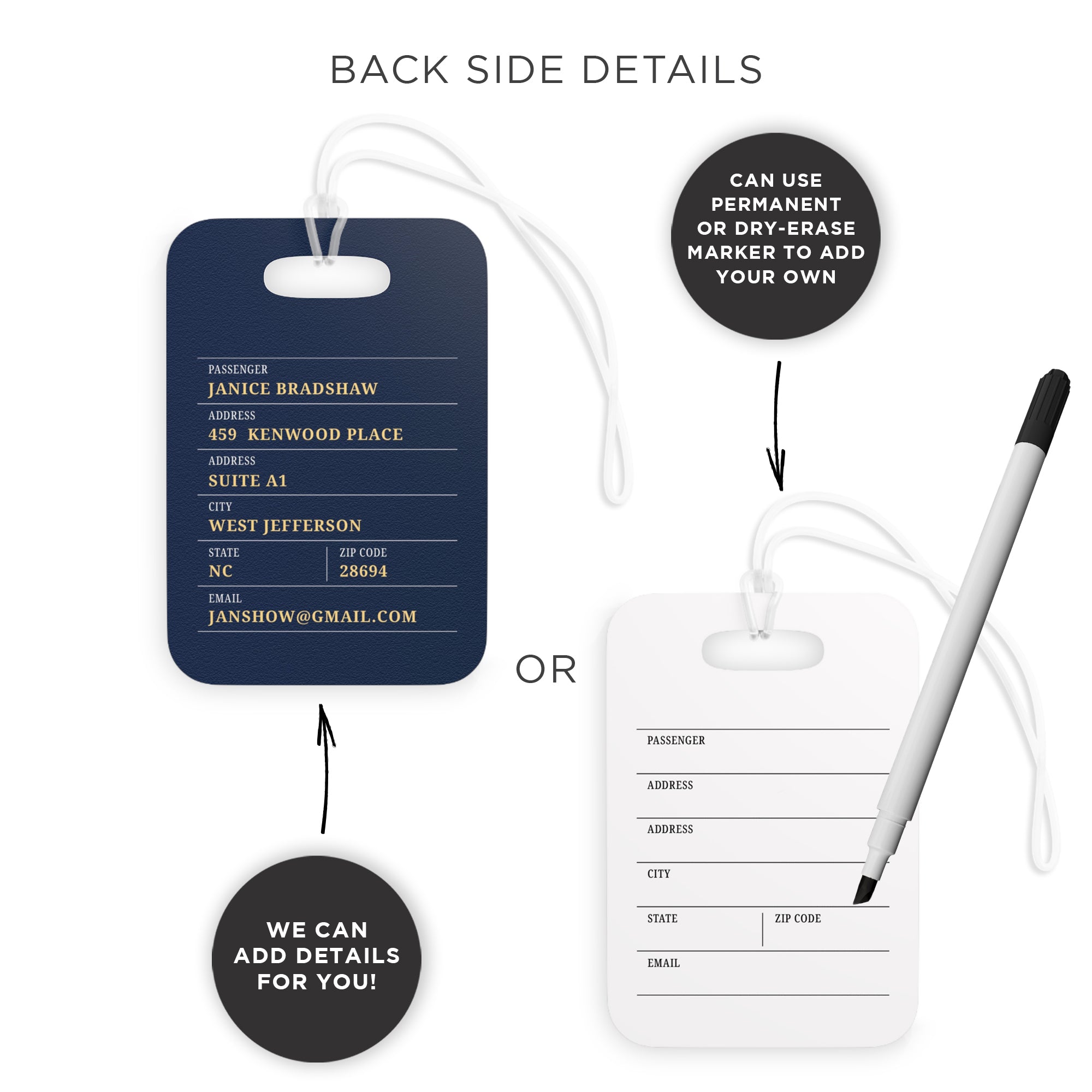 Air Force One Luggage Tag