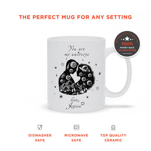Personalized You Are My Universe Mug