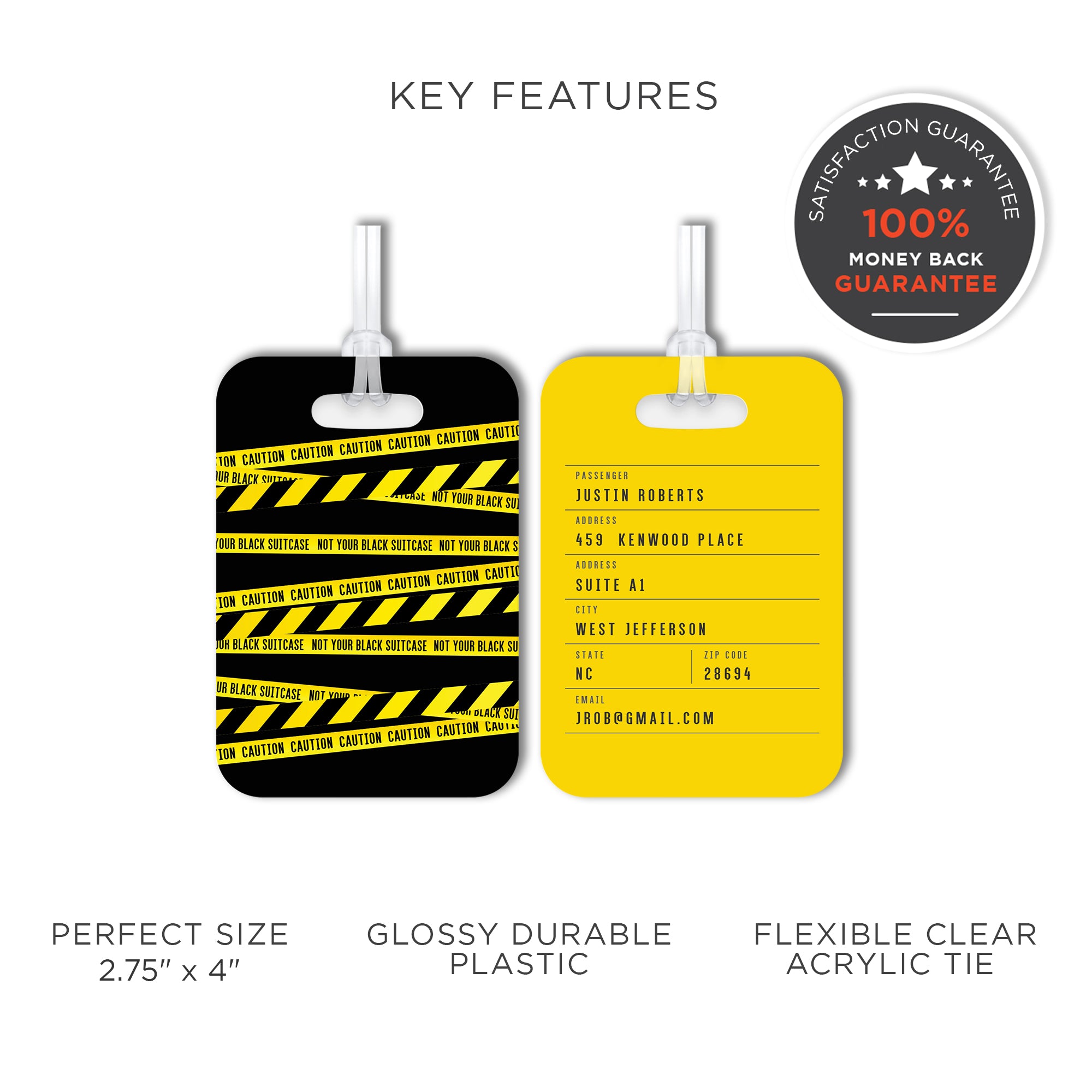 Not Your Black Suitcase Luggage Tag