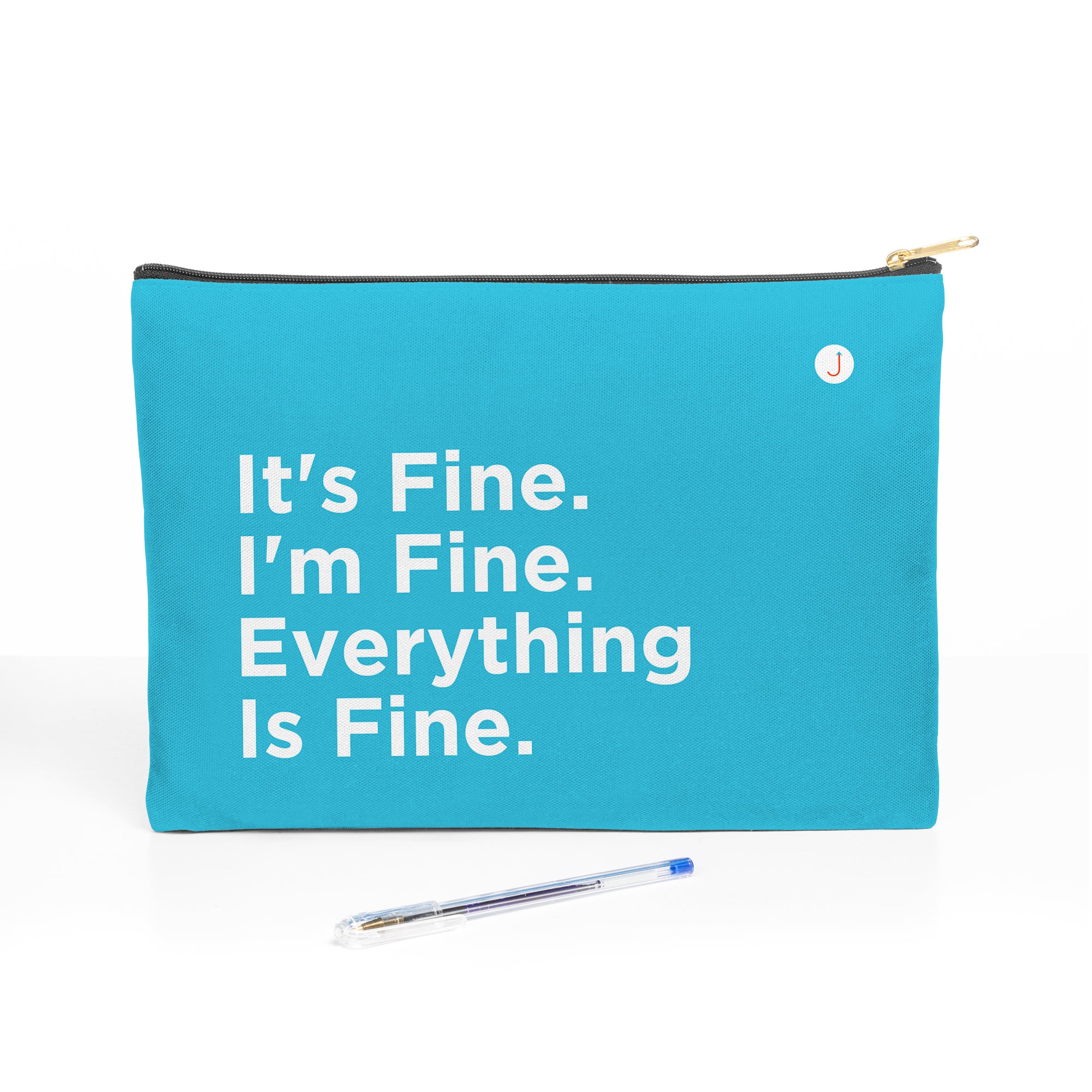 It’s Fine. I’m Fine. Everything Is Fine. Travel Accessory Pouch