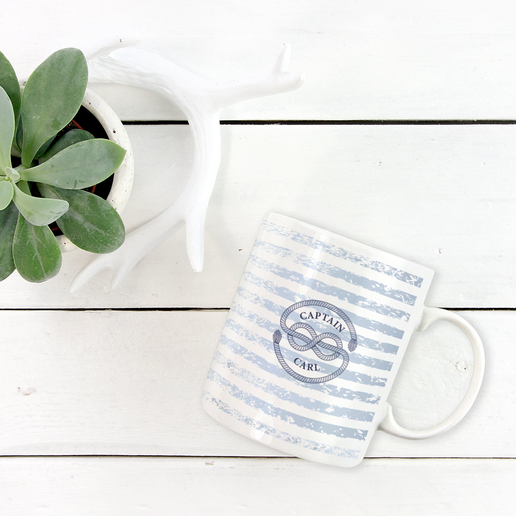 Vintage Nautical Captain Mug