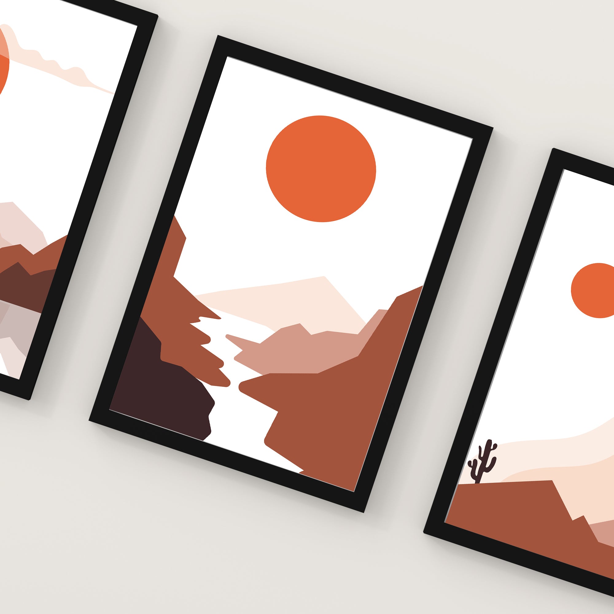 Modern Desert Travel Art Prints