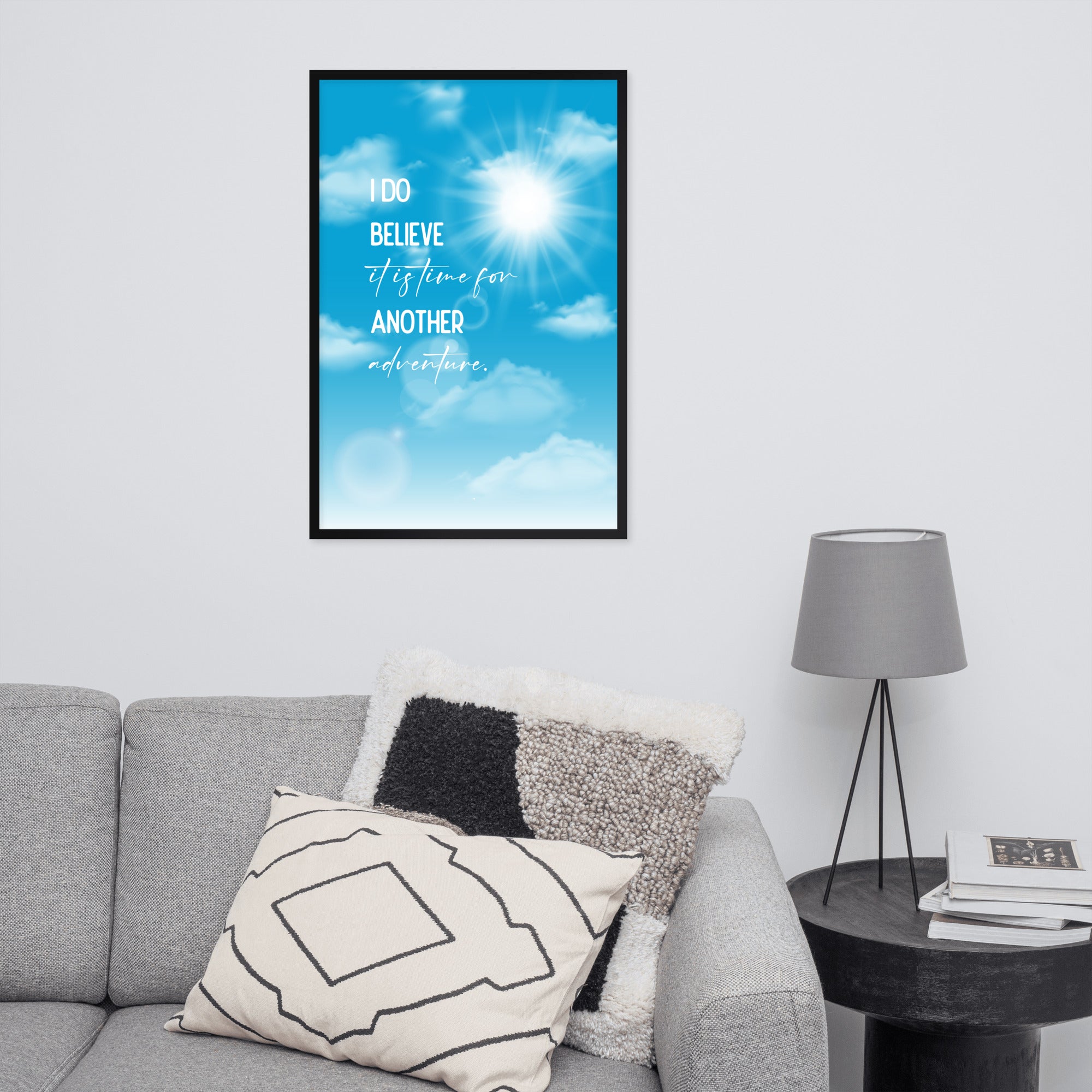 Time For Another Adventure Framed Quote Poster