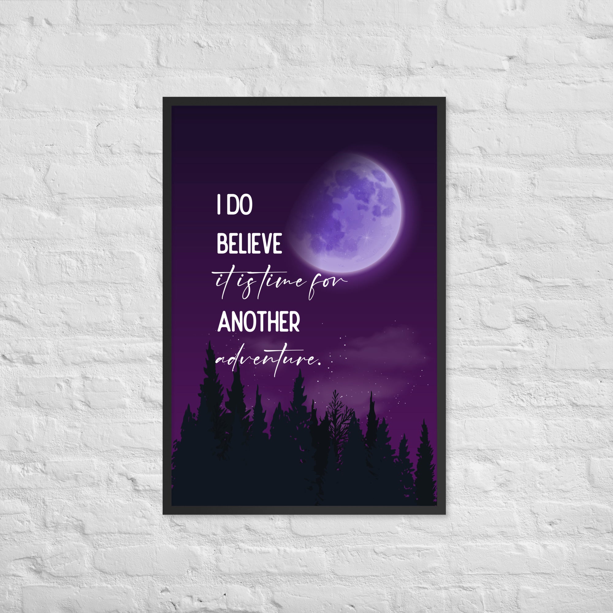 Time For Another Adventure Framed Quote Poster