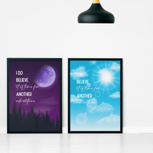 Time For Another Adventure Framed Quote Poster