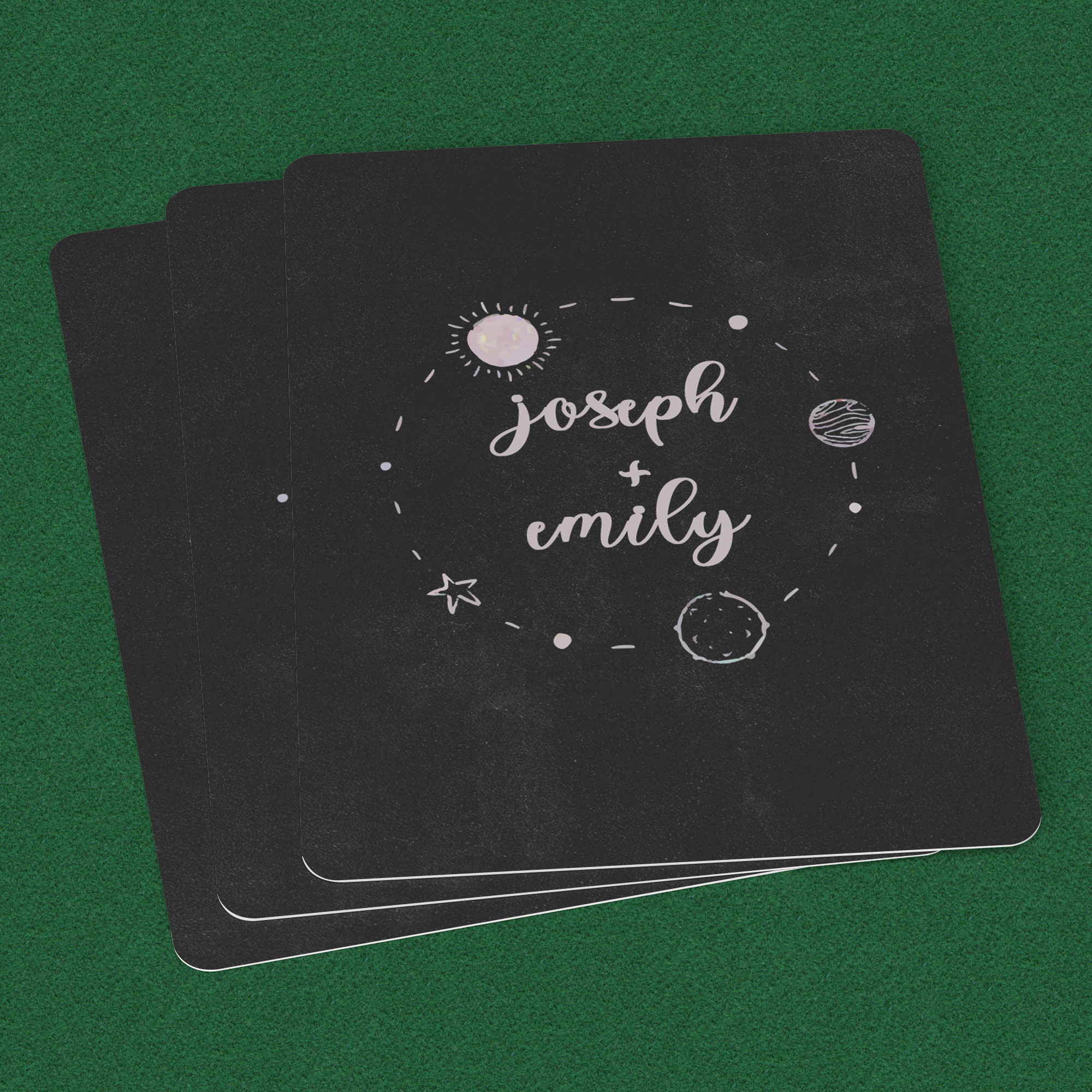 Celestial Playing Cards For Couple