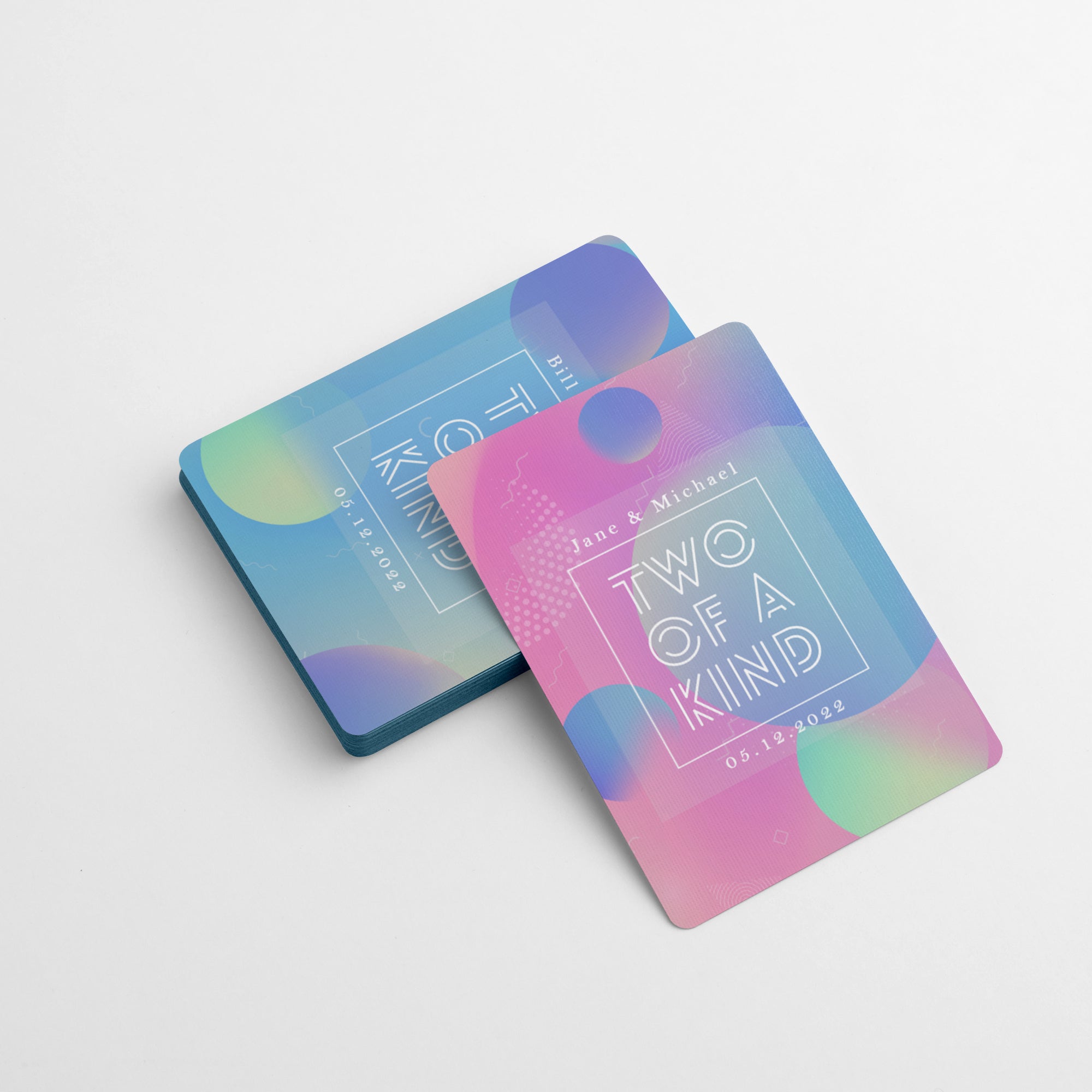 Unique Personalized Deck Of Cards For Couples