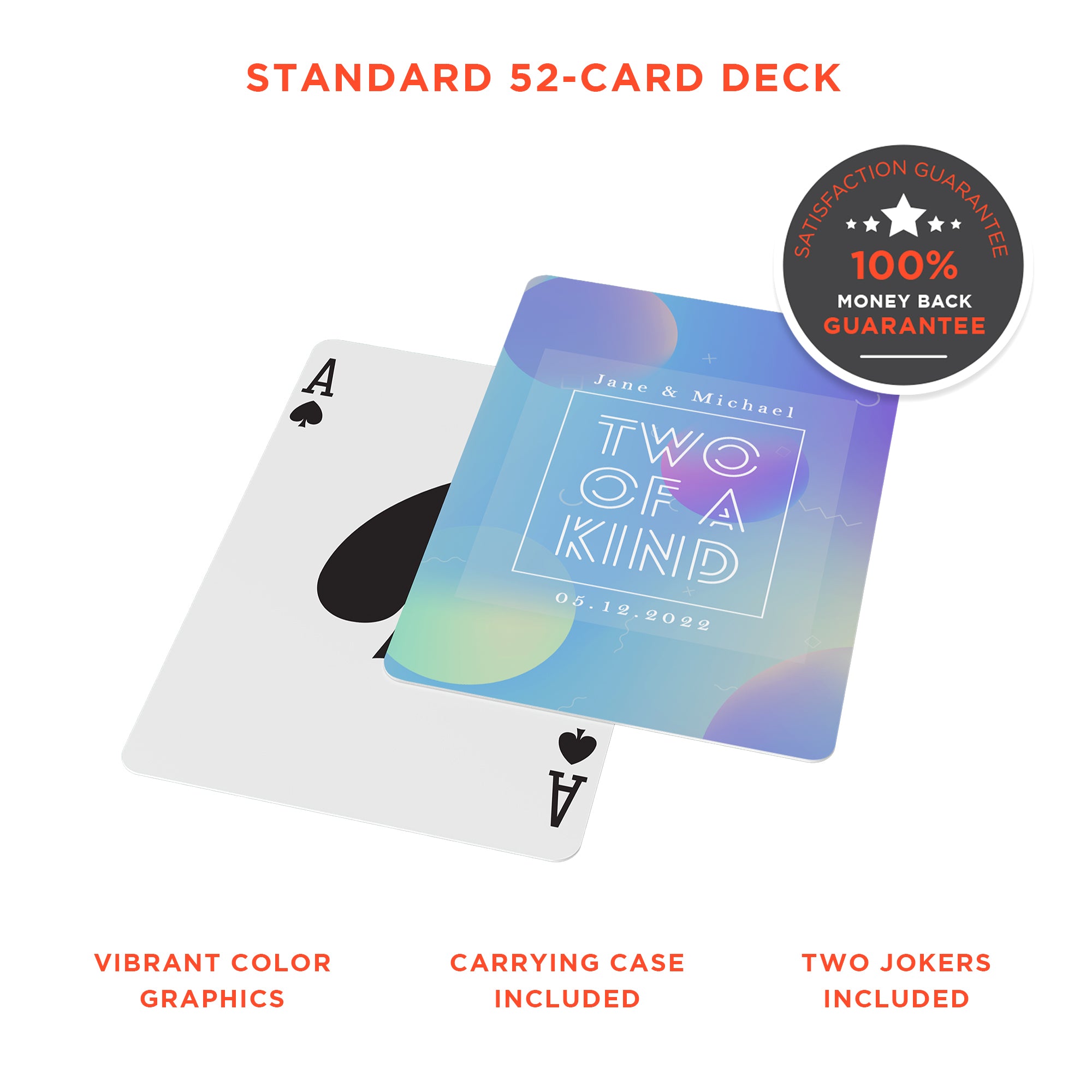 Unique Personalized Deck Of Cards For Couples