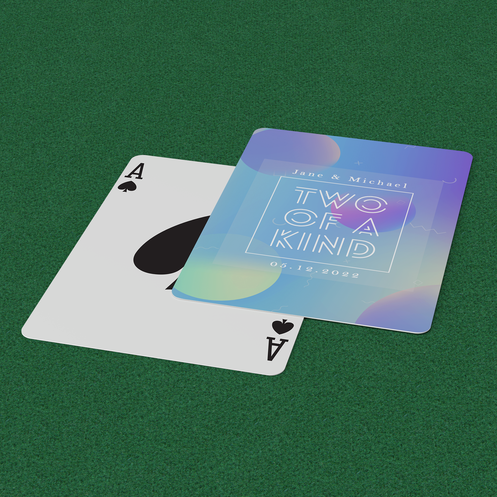 Unique Personalized Deck Of Cards For Couples