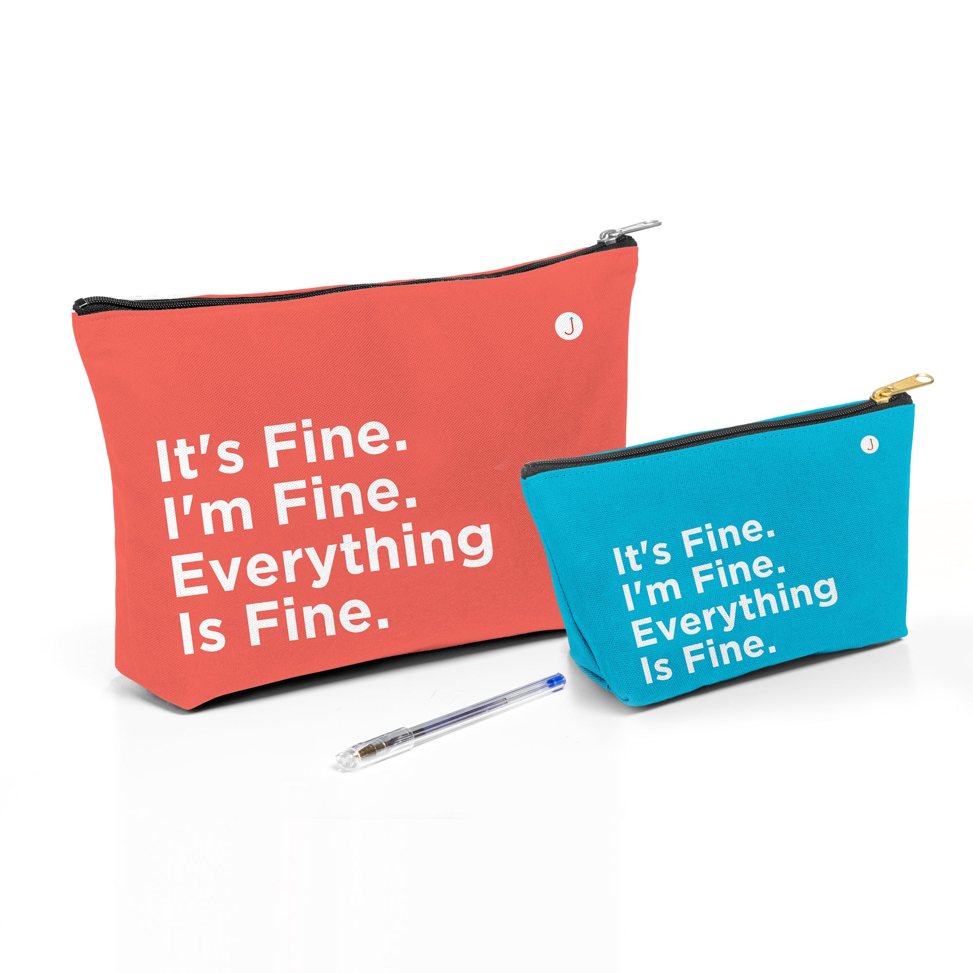 It’s Fine. I’m Fine. Everything Is Fine. Travel Accessory Pouch
