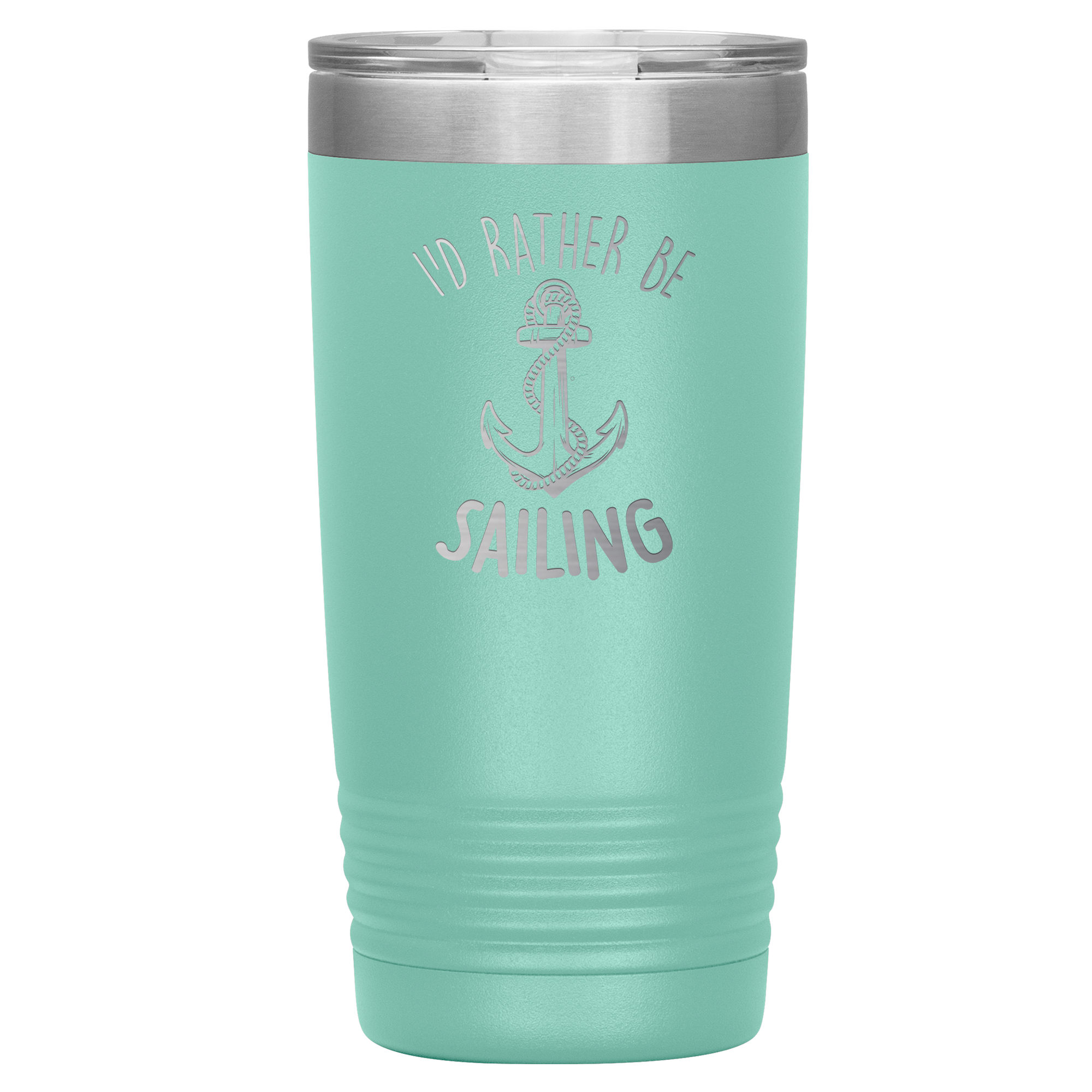 Nautical Tumbler, Laser Engraved Anchor