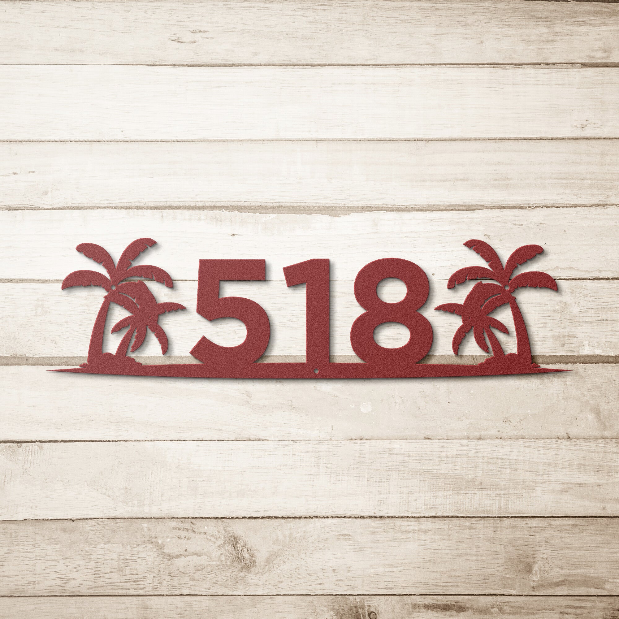 Personalized Palm Tree Address Sign