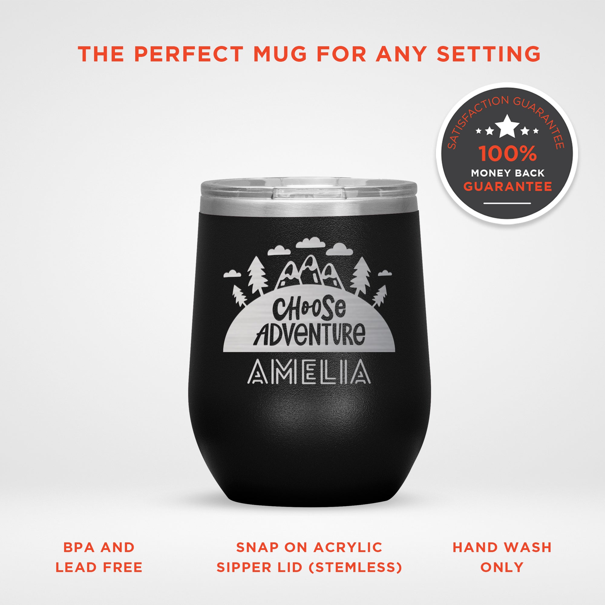 Choose Adventure Personalized Tumbler