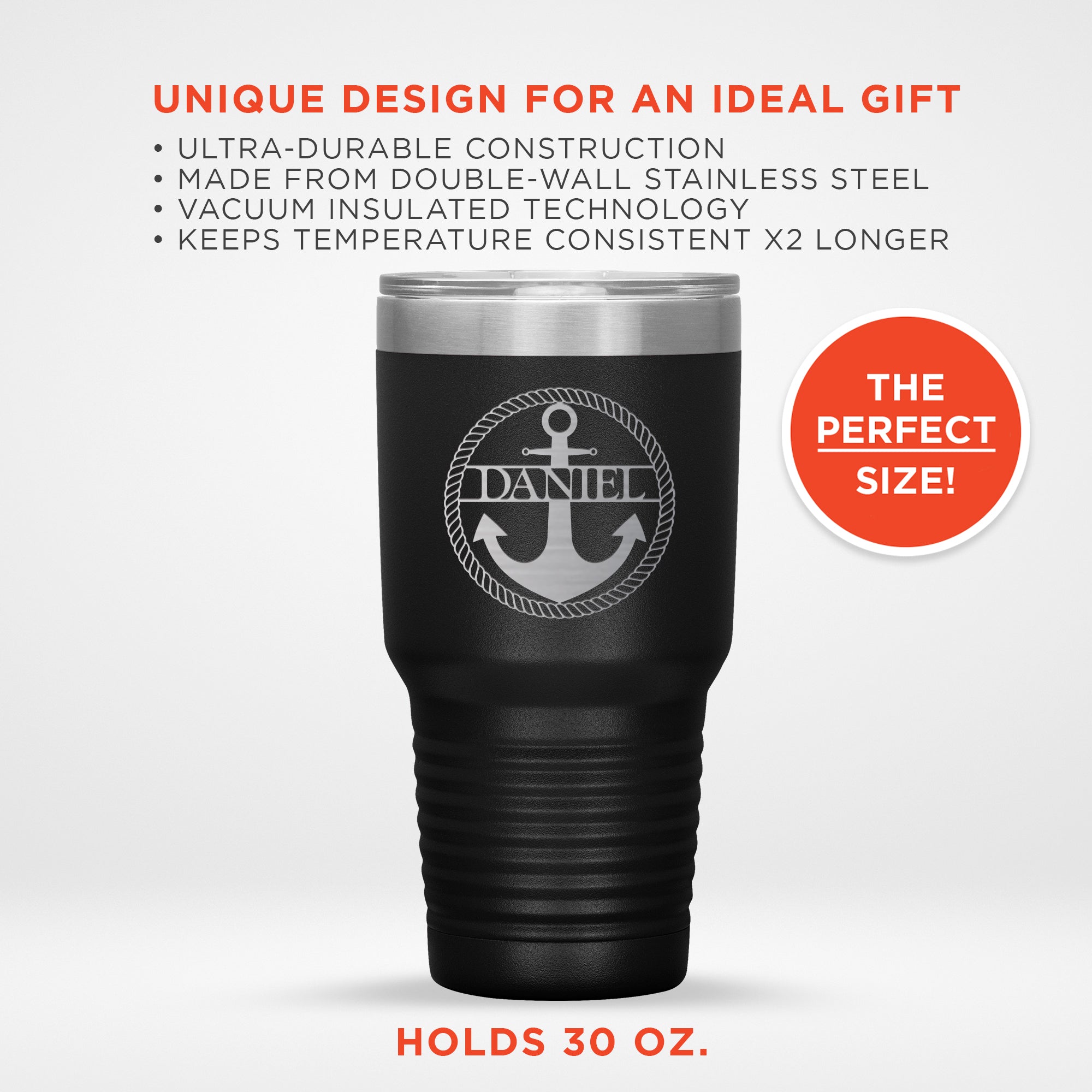 Personalized Captain Wheel Travel Tumbler