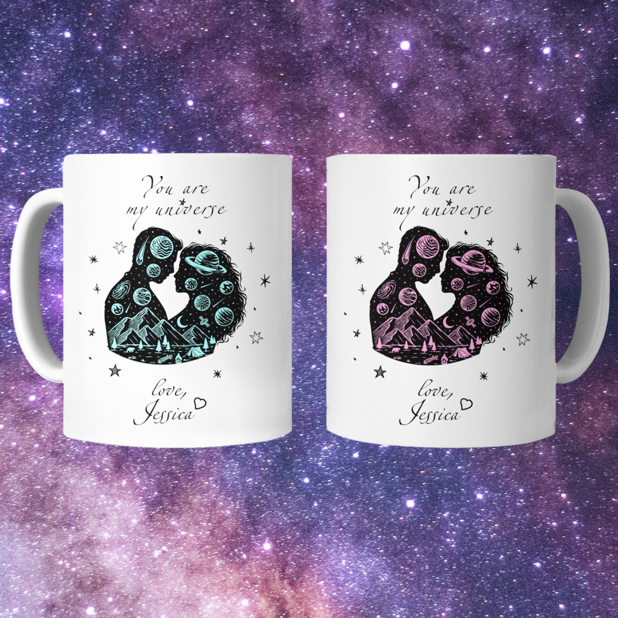 Personalized You Are My Universe Mug