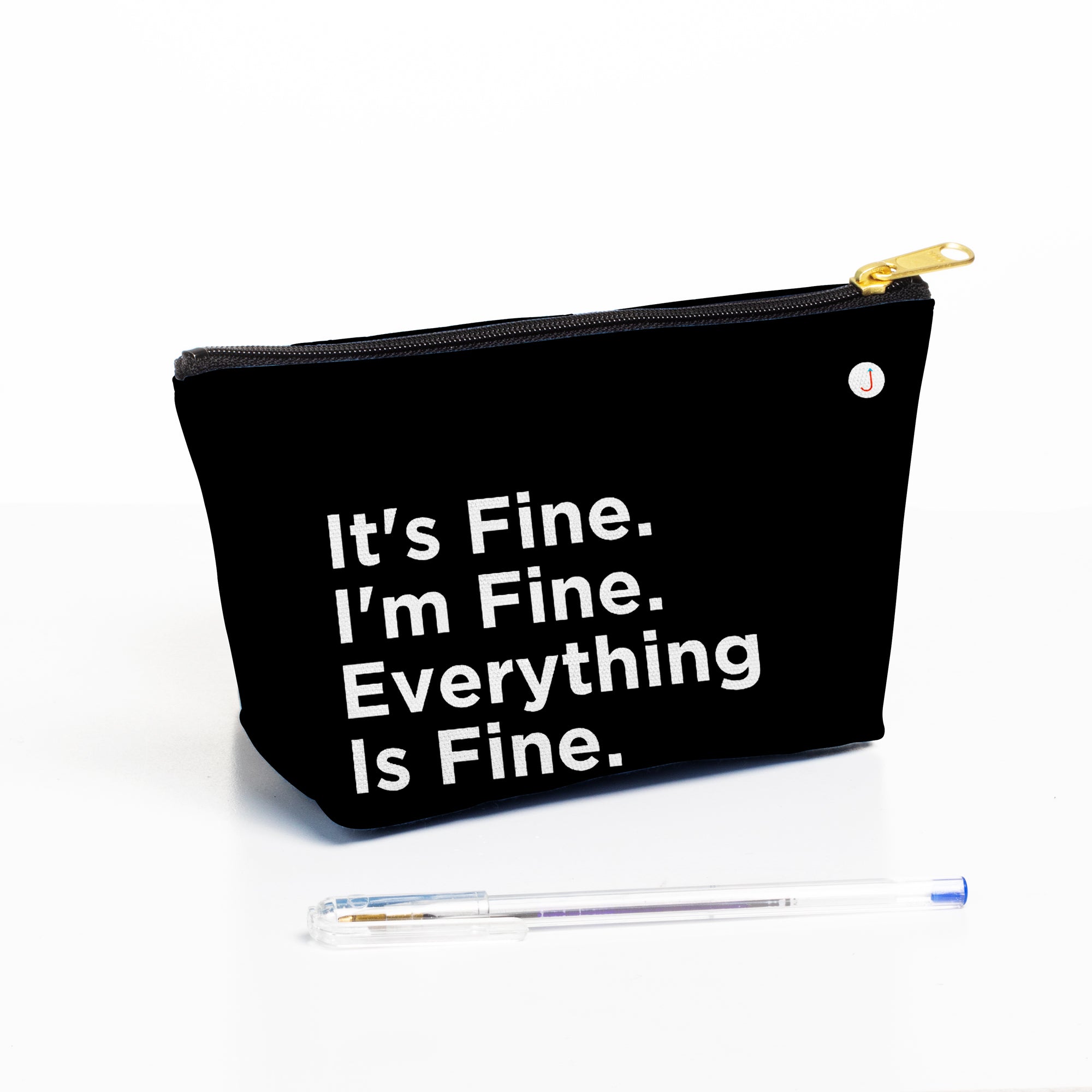 It’s Fine. I’m Fine. Everything Is Fine. Travel Accessory Pouch