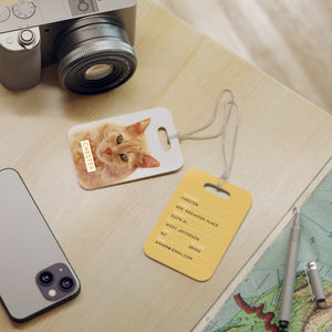 Personalized Pet Portrait Luggage Tag