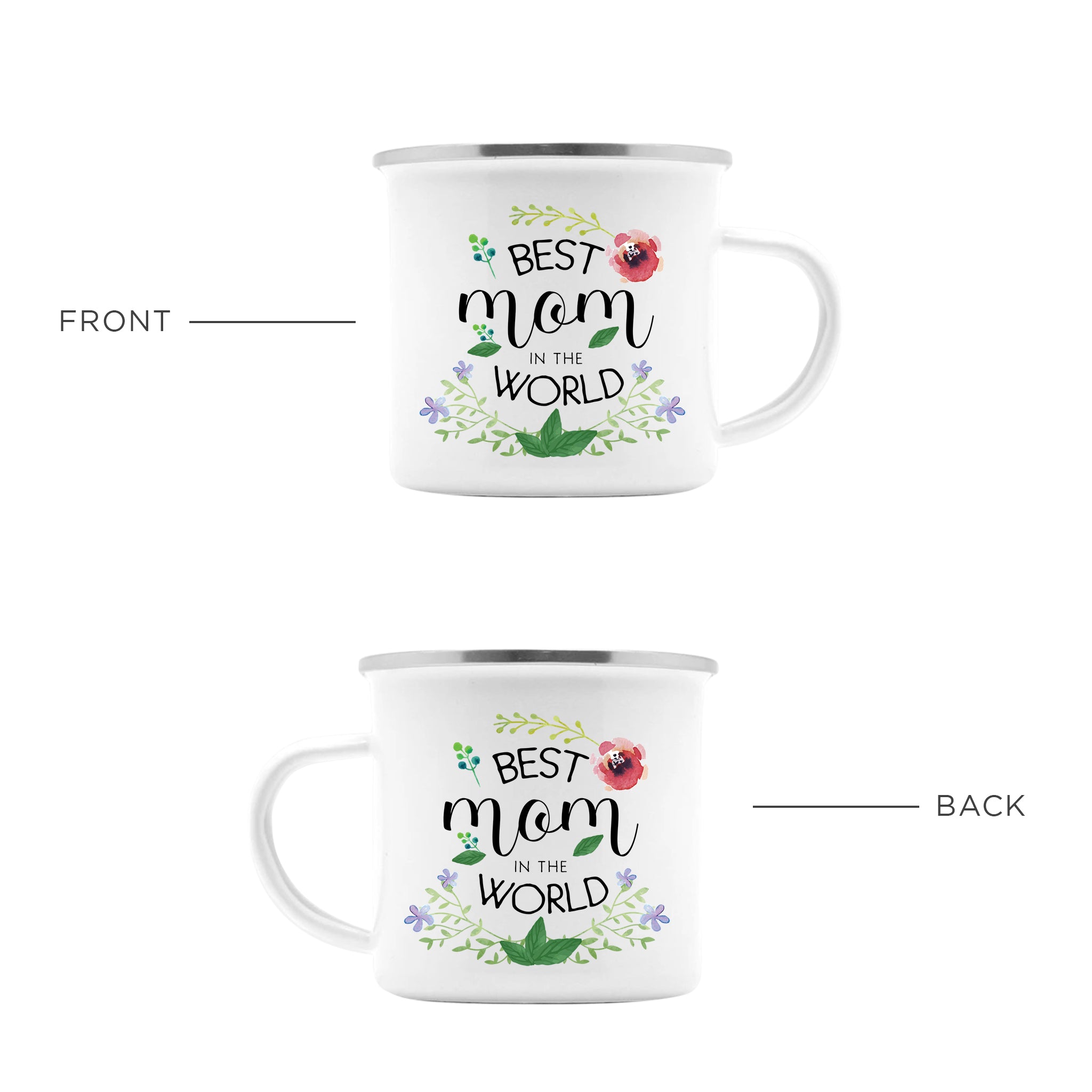 World's Best Mom Coffee Camping Mug