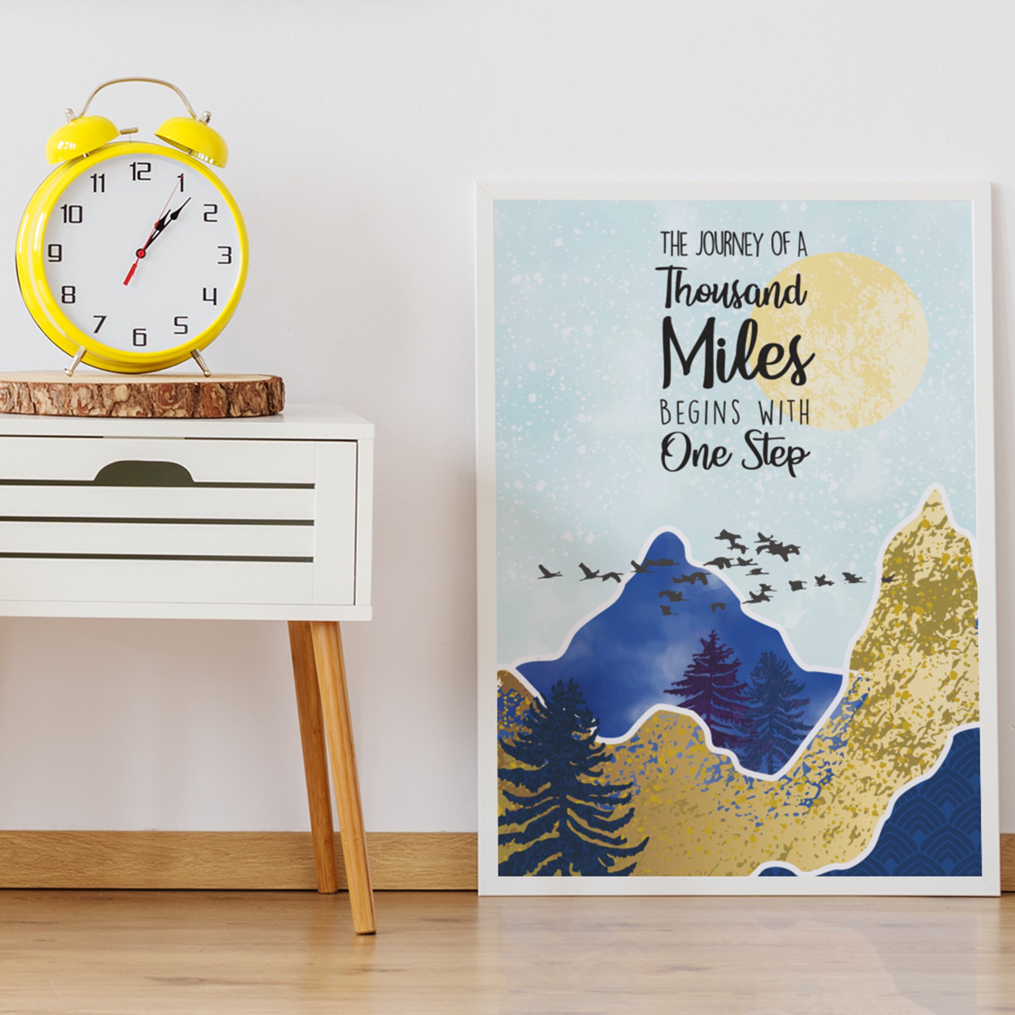 The Journey Of A Thousand Miles Art Print
