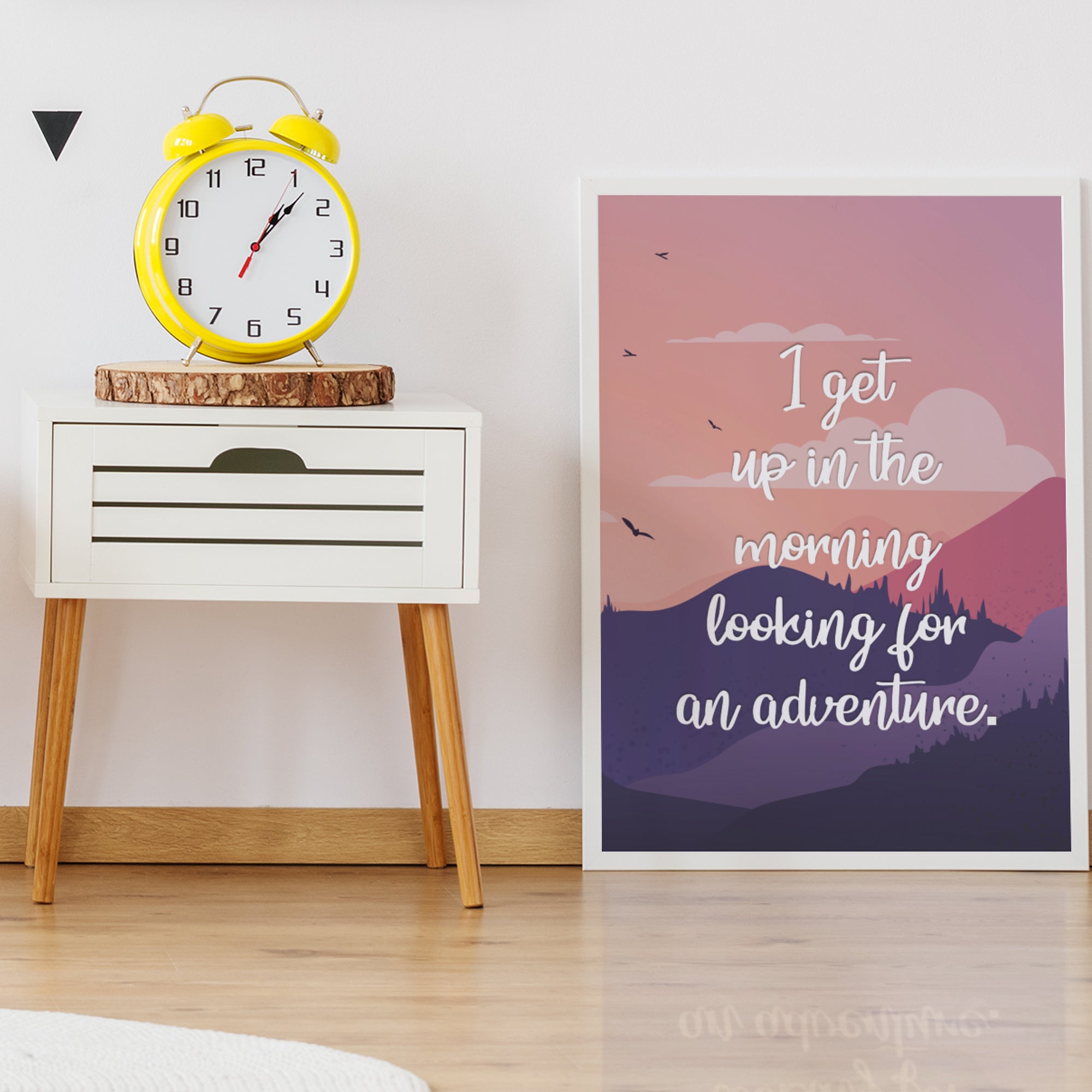 I Get Up In The Morning Looking For Adventure Art Print