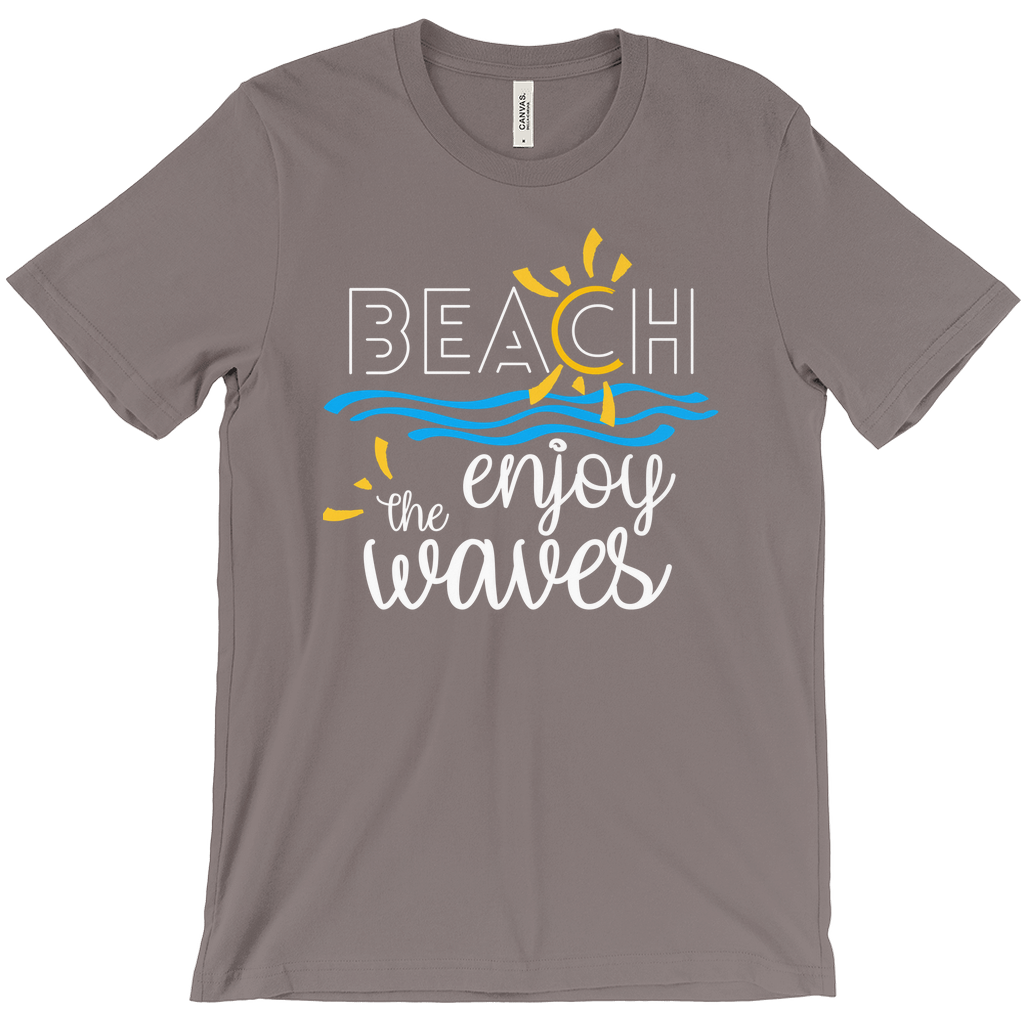 Beach Enjoy The Waves Sunny Fun Bella Canvas Unisex Shirt