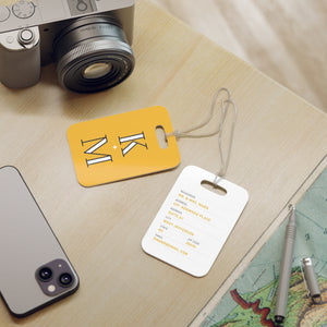 Personalized Couple Initials Luggage Tag