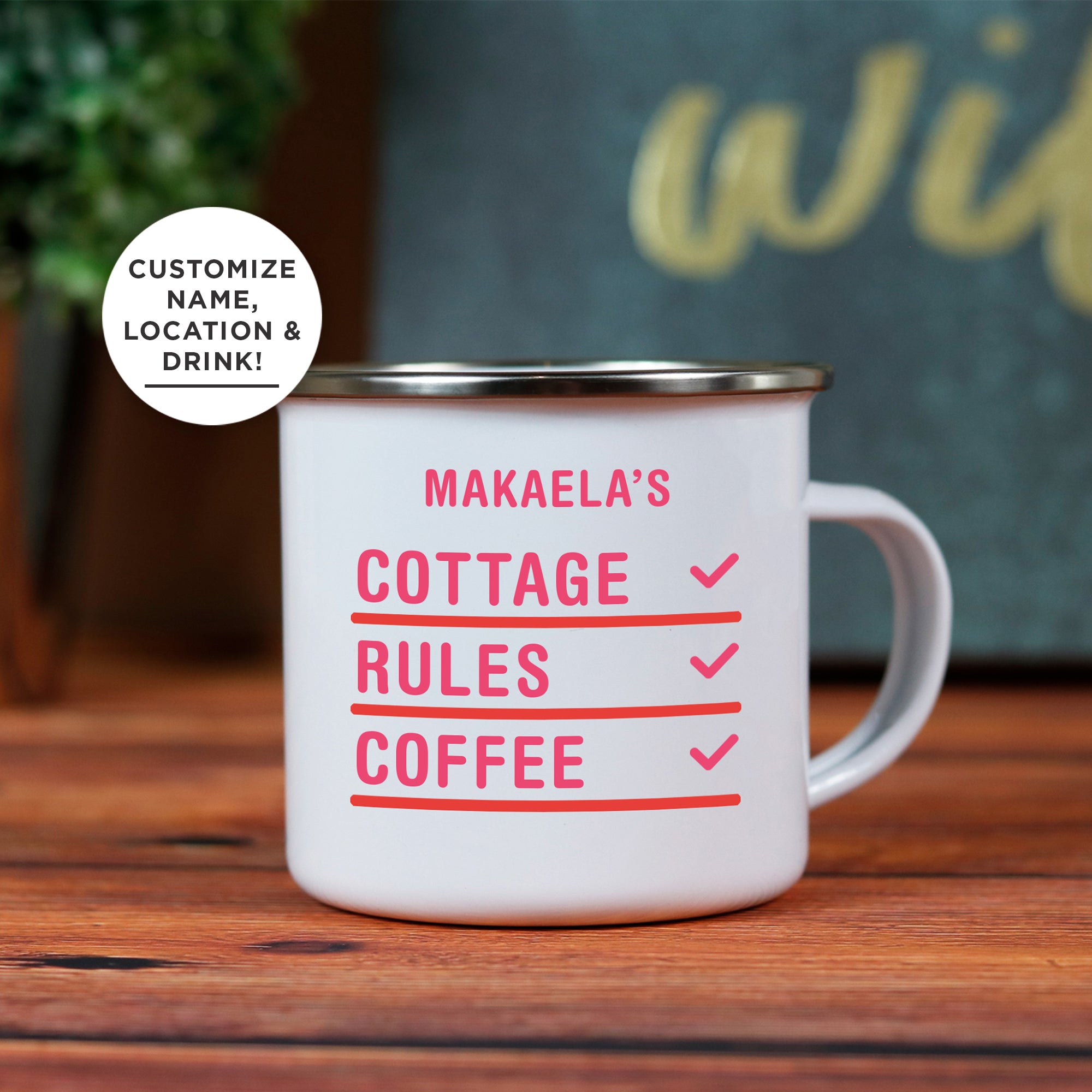 Funny My Rules Mug - Personalized Camping Mug