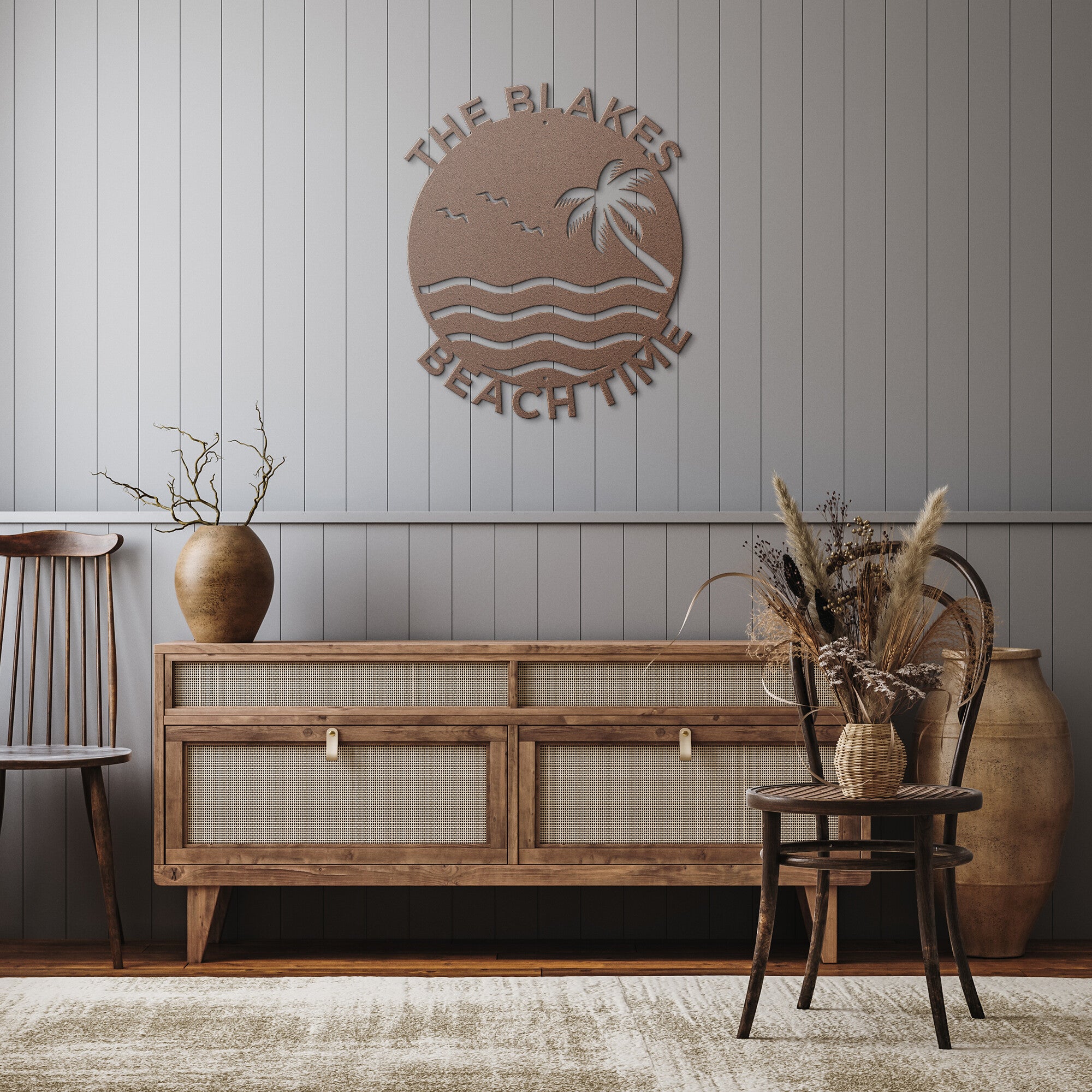 Beach Time! Custom Family Beach House Sign