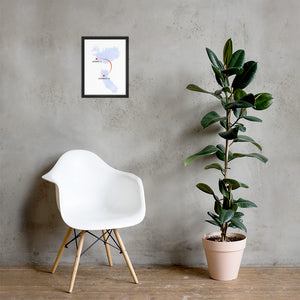 Customized "Long-Distance Love" Art Print