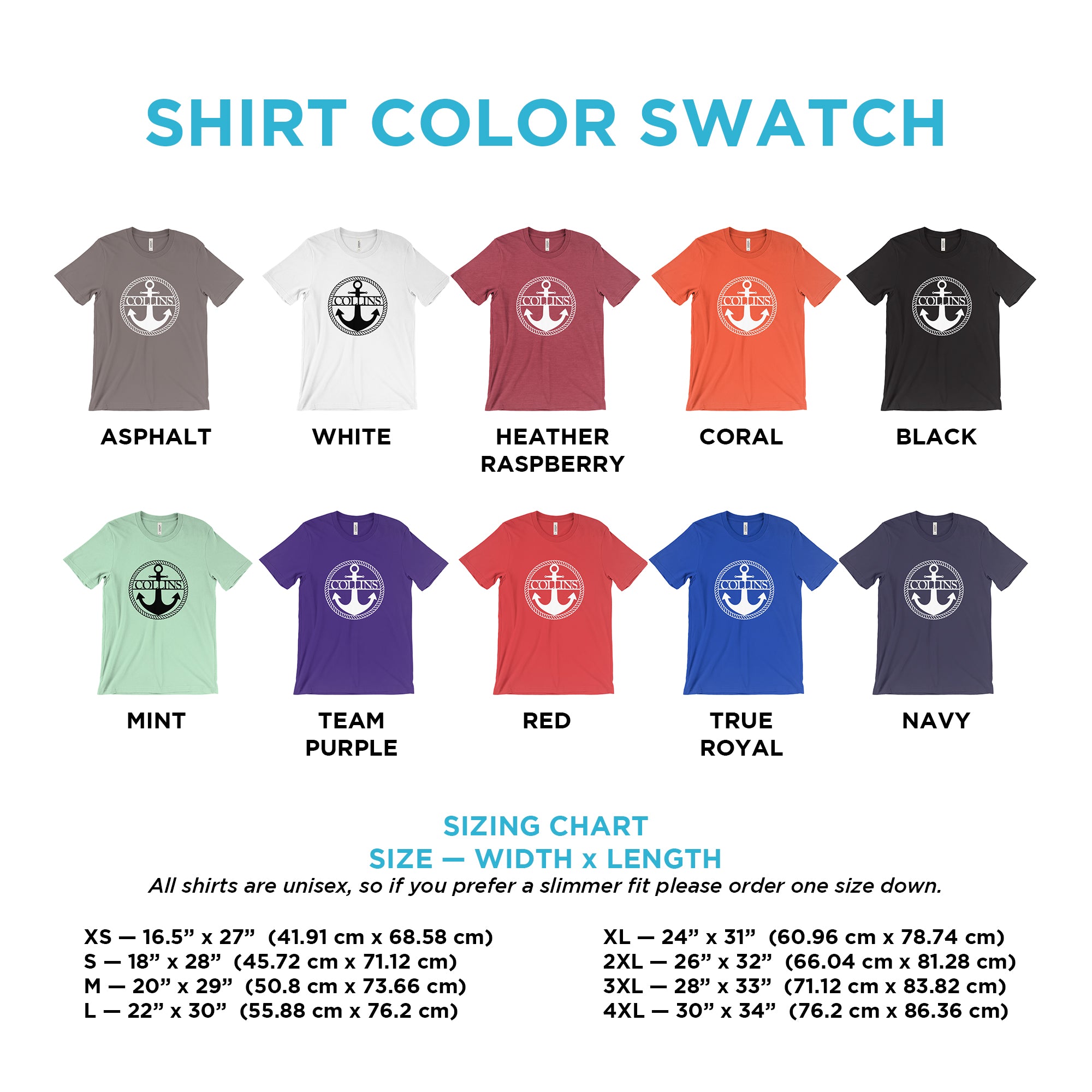 Anchor Nautical Shirt Unisex Shirt