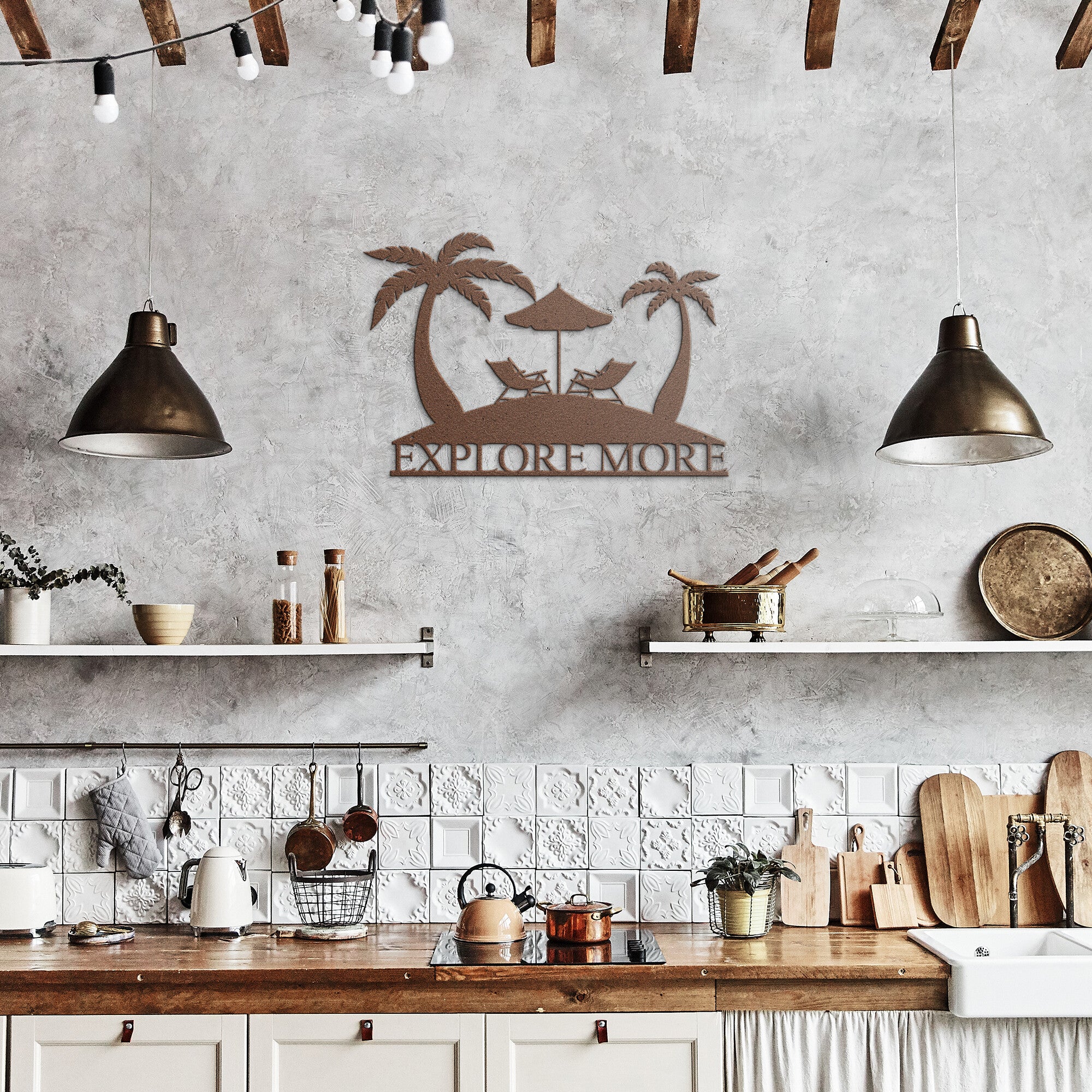Explore More Tropical Metal Wall Sign