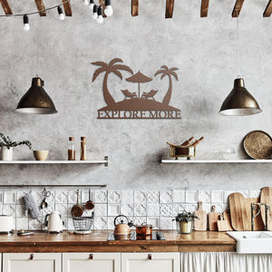 Explore More Tropical Metal Wall Sign