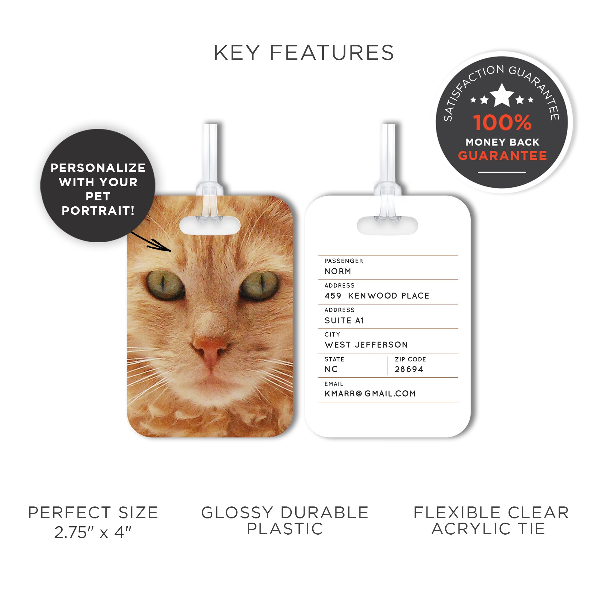 Pet Luggage Tag