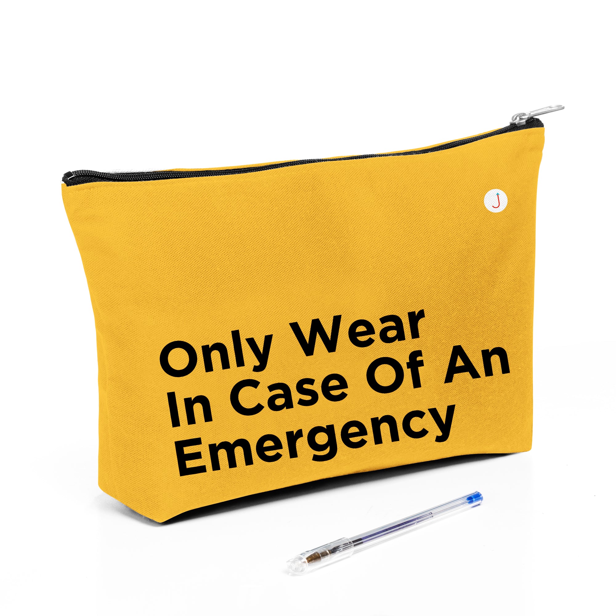Only Wear In Case Of An Emergency Travel Accessory Pouch