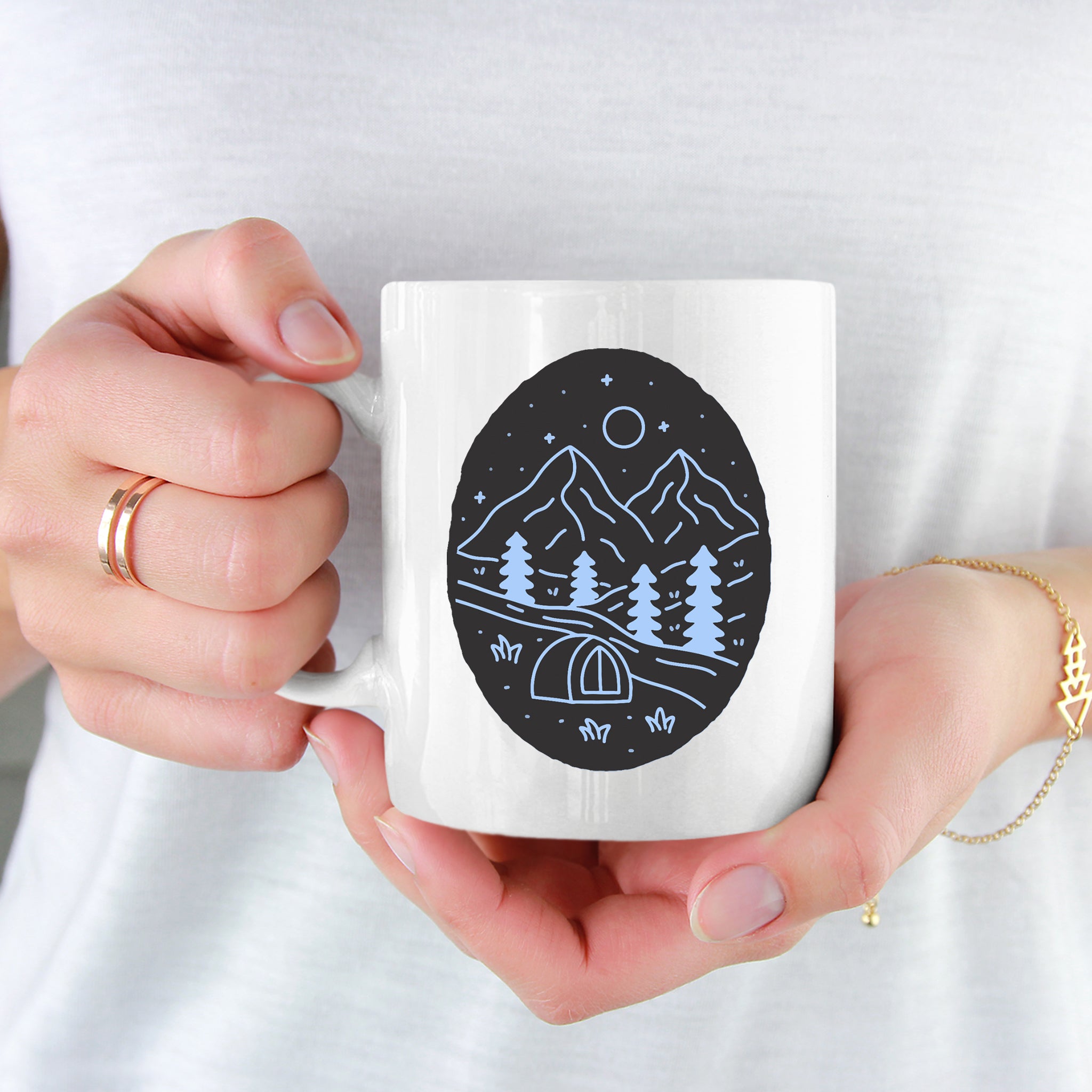 You Feel like Home & Adventure Ceramic Mug
