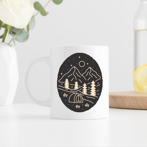 You Feel like Home & Adventure Ceramic Mug