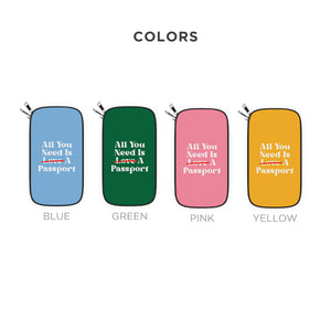 All You Need Is Love Passport Wallet