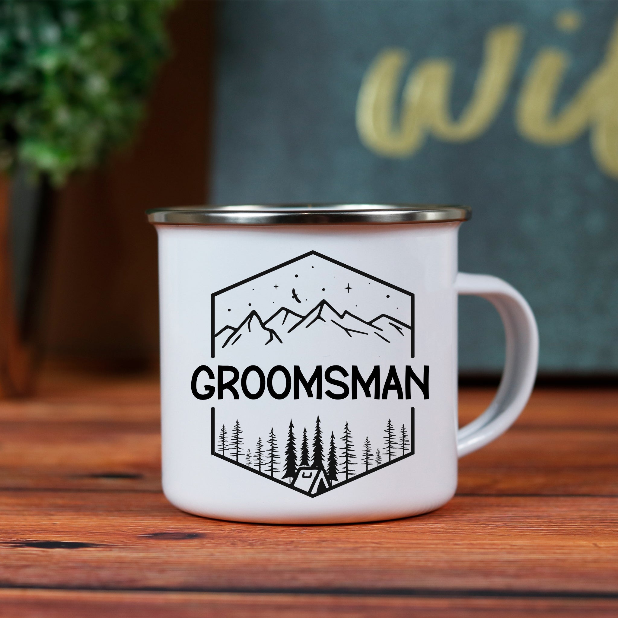 Personalized Groomsman Campfire Mug